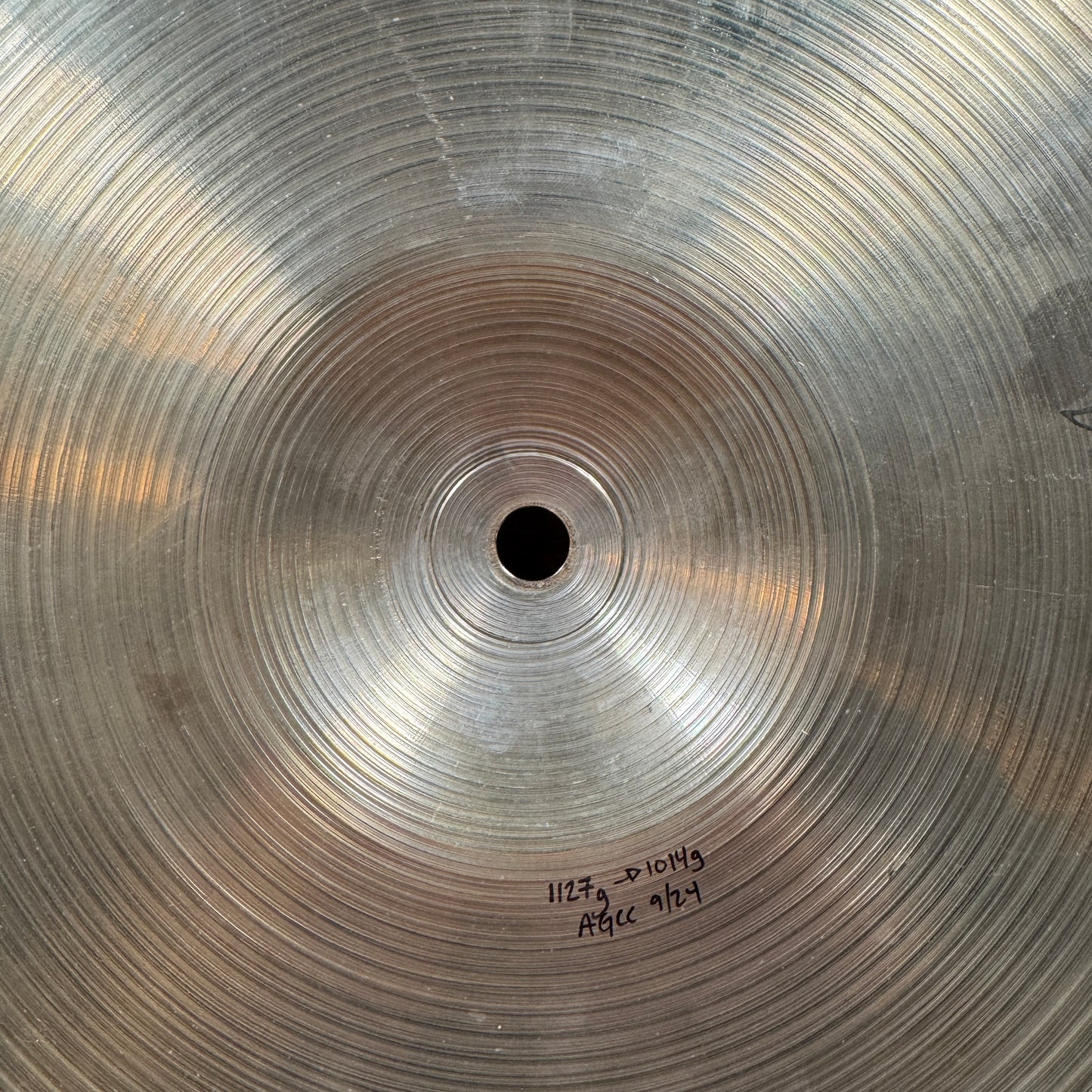16" Zildjian A 1970s Crash Cymbal 1014g Repaired
