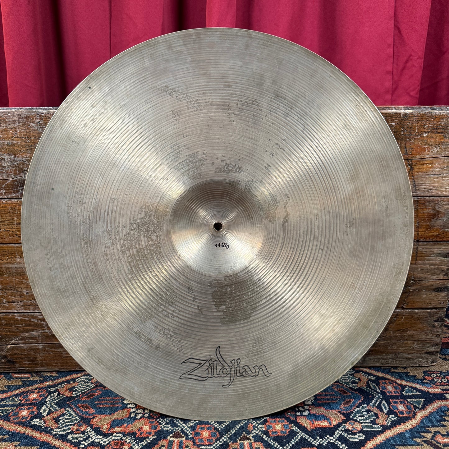 22" Zildjian A 1970s Ride Cymbal 3468g *Video Demo*
