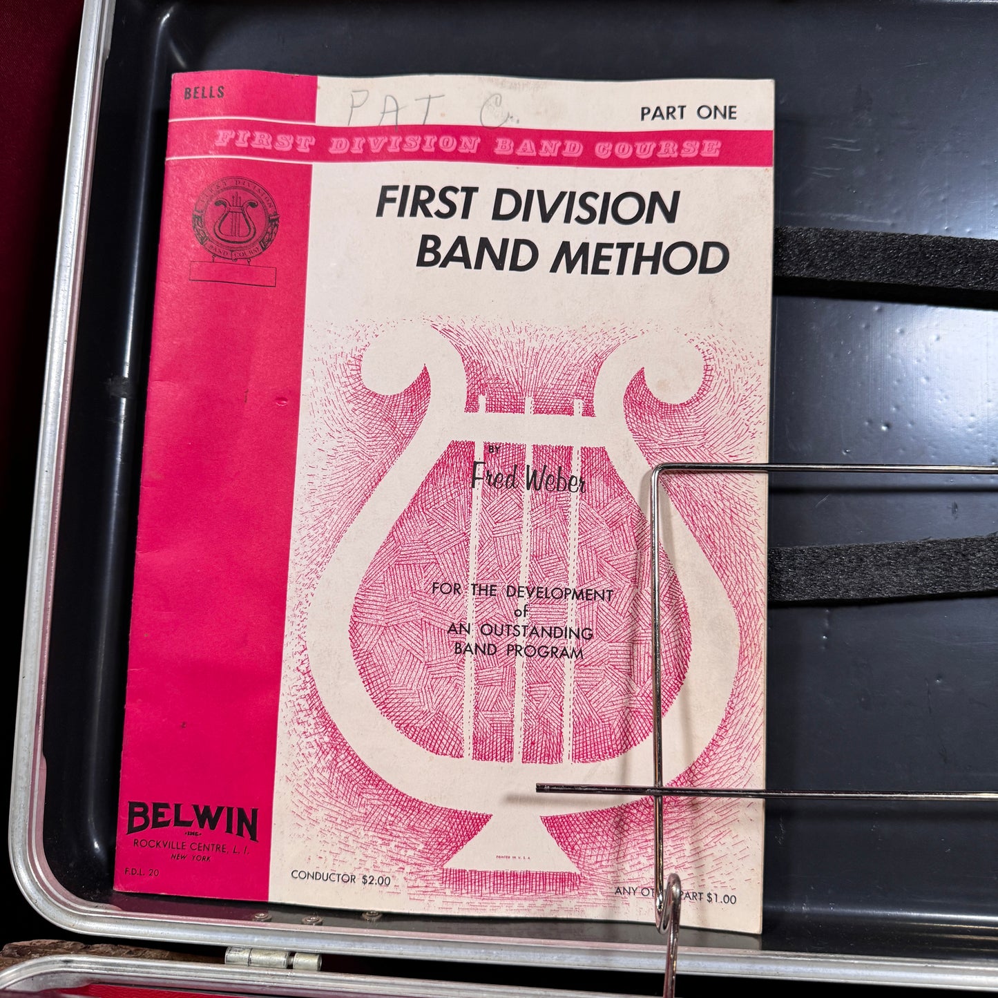 1970s Ludwig Musser M-649 Junior Percussionist Kit Glockenspiel Bells