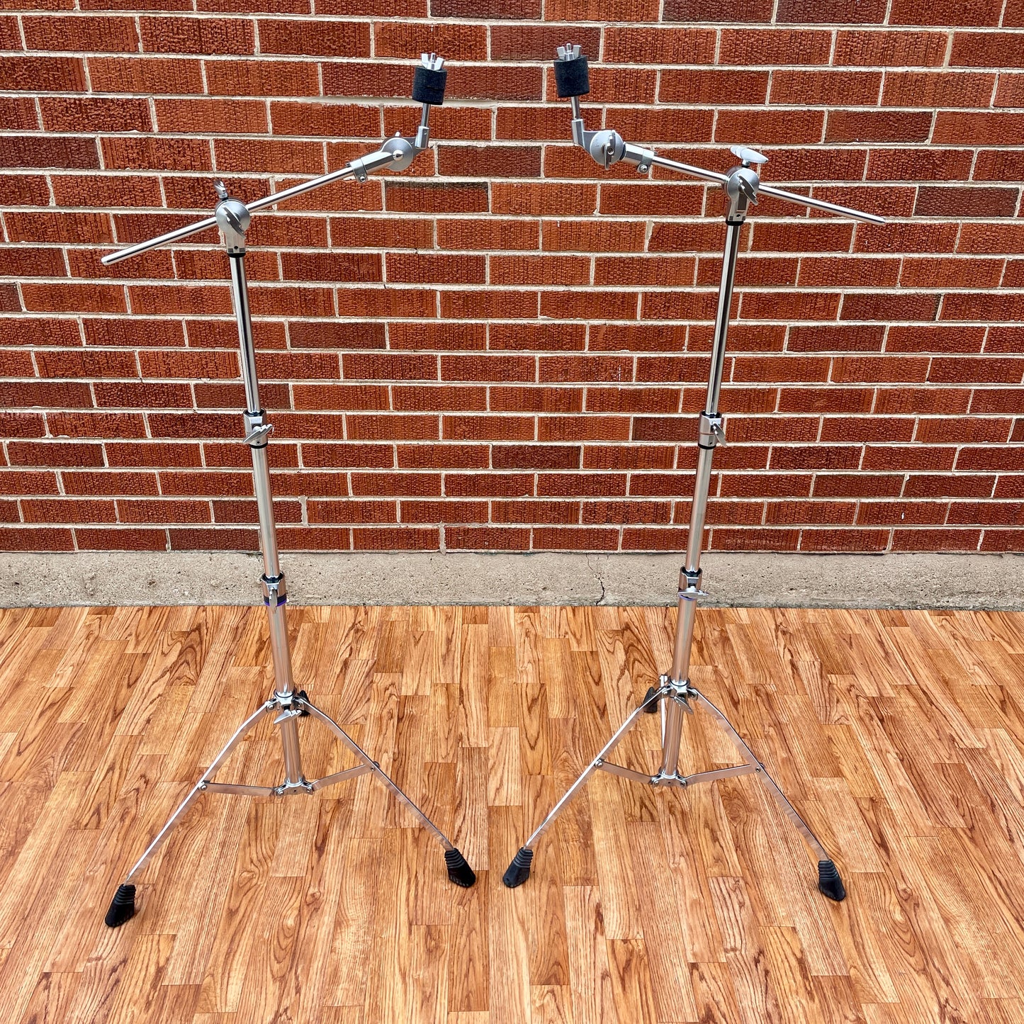 Yamaha CS-745 Medium Weight Boom Cymbal Stand Pair (2) Single Braced