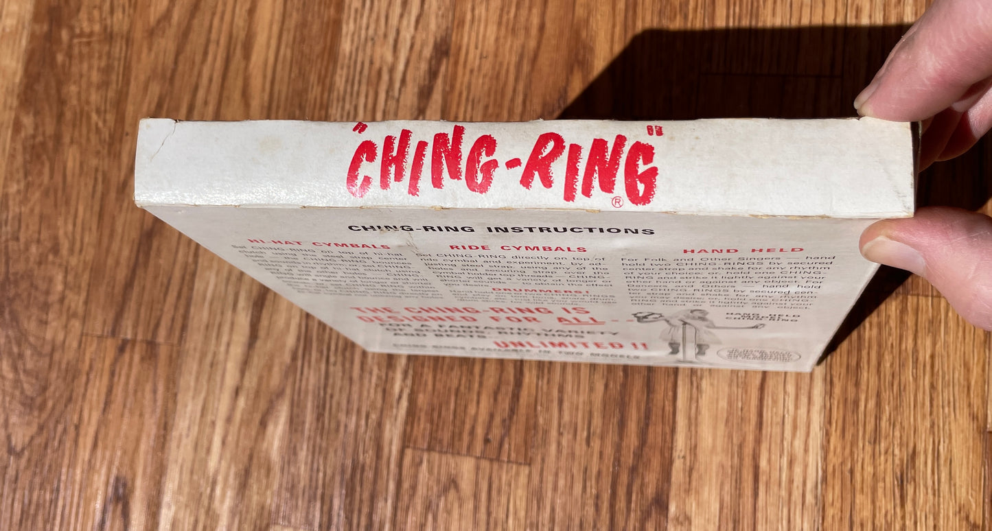 NOS Vintage Original Ralph Kester Ching Ring Hi-Hat Tambourine John Bonham