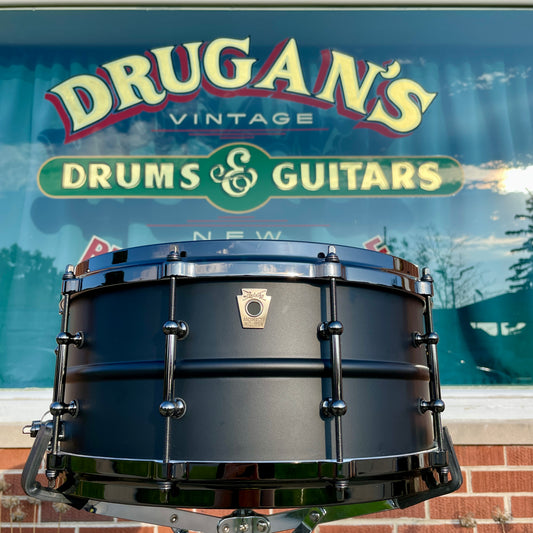Ludwig Blackest Beauty 6.5x14 Snare Drum Limited Edition Black Beauty