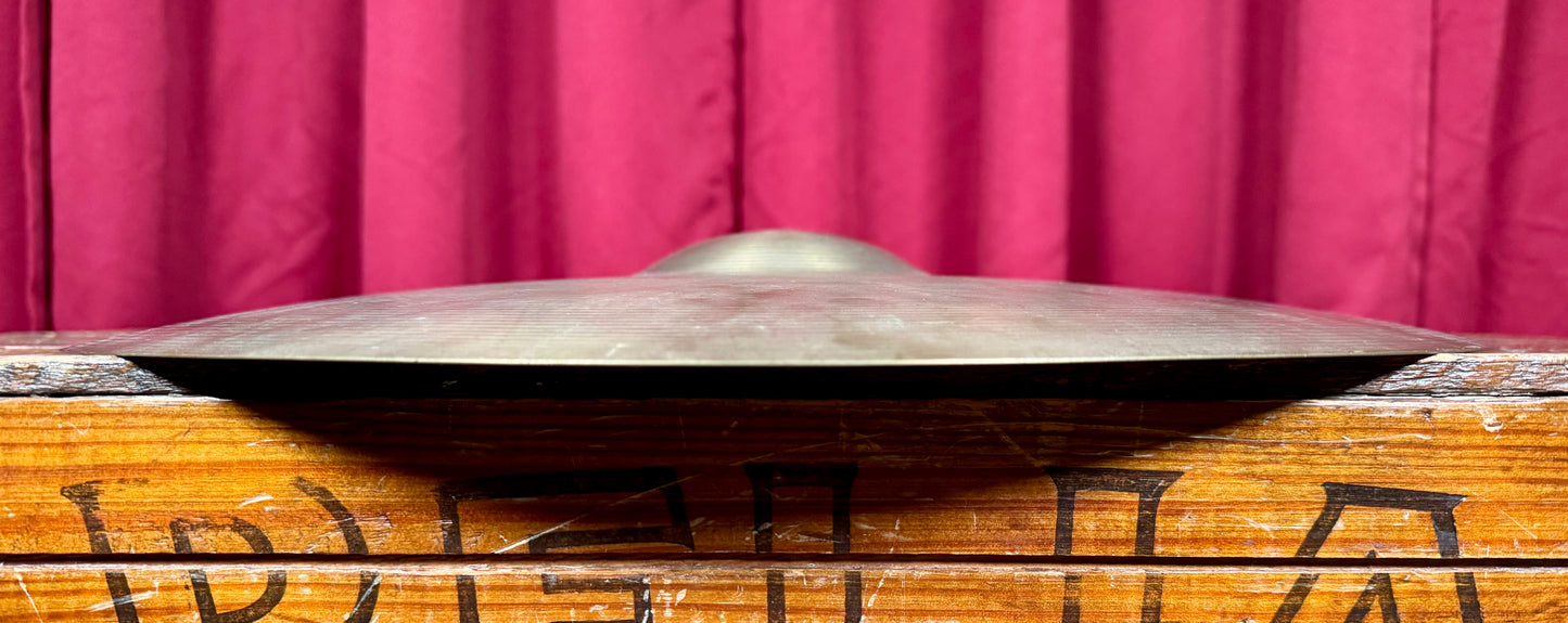 18" Paiste Formula 602 Pre-Serial 1960s Crash Cymbal 1330g *Video Demo*