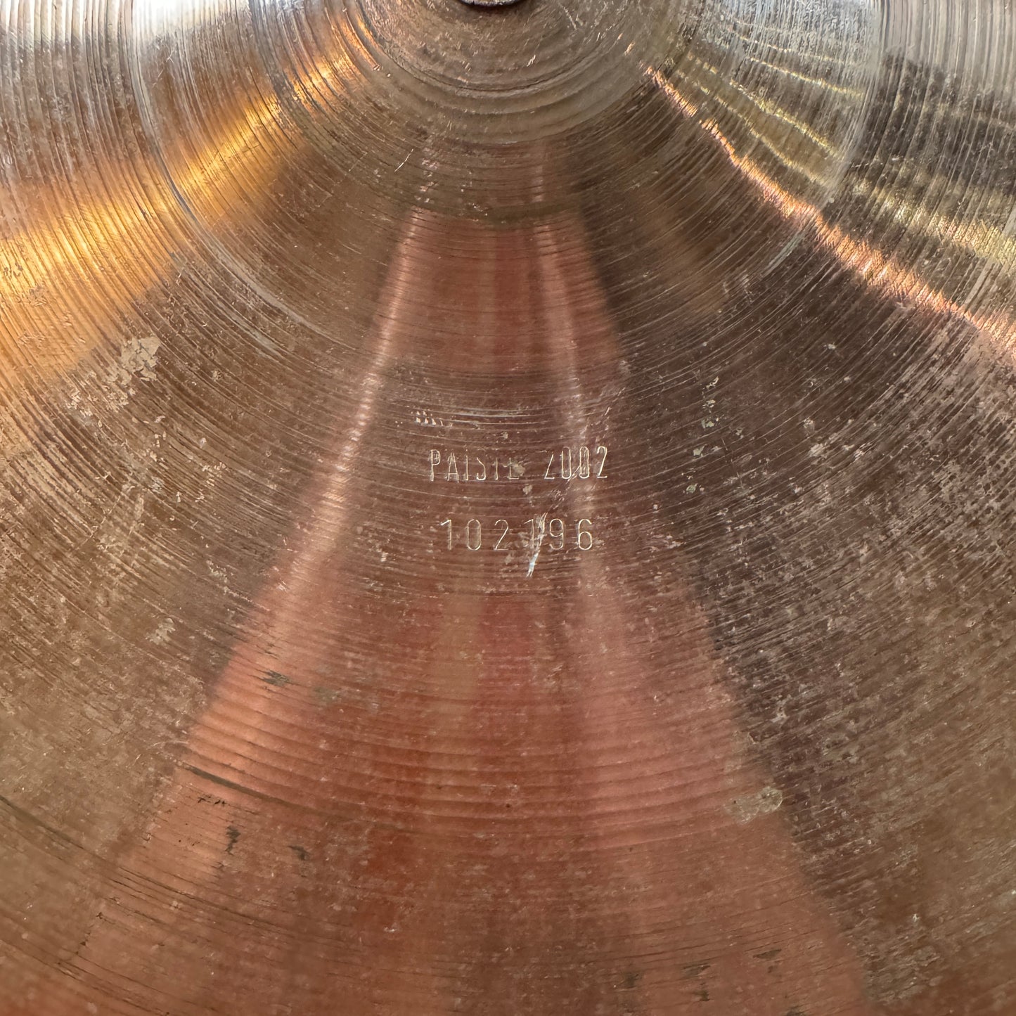 14" Paiste 2002 Rock Heavy Hi-Hat Bottom Cymbal 1054g