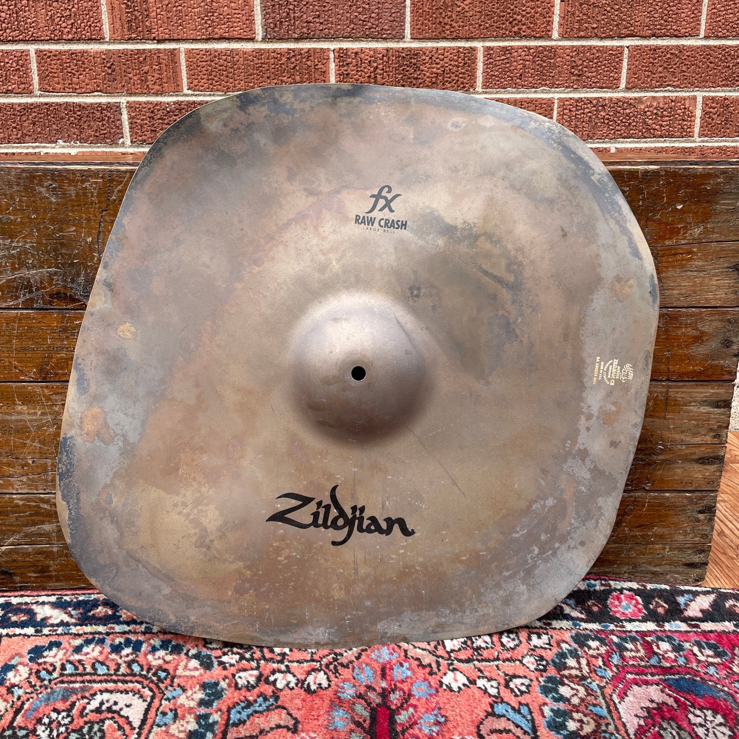 Zildjian FX Raw Crash Large Bell Cymbal 2416g *Video Demo*