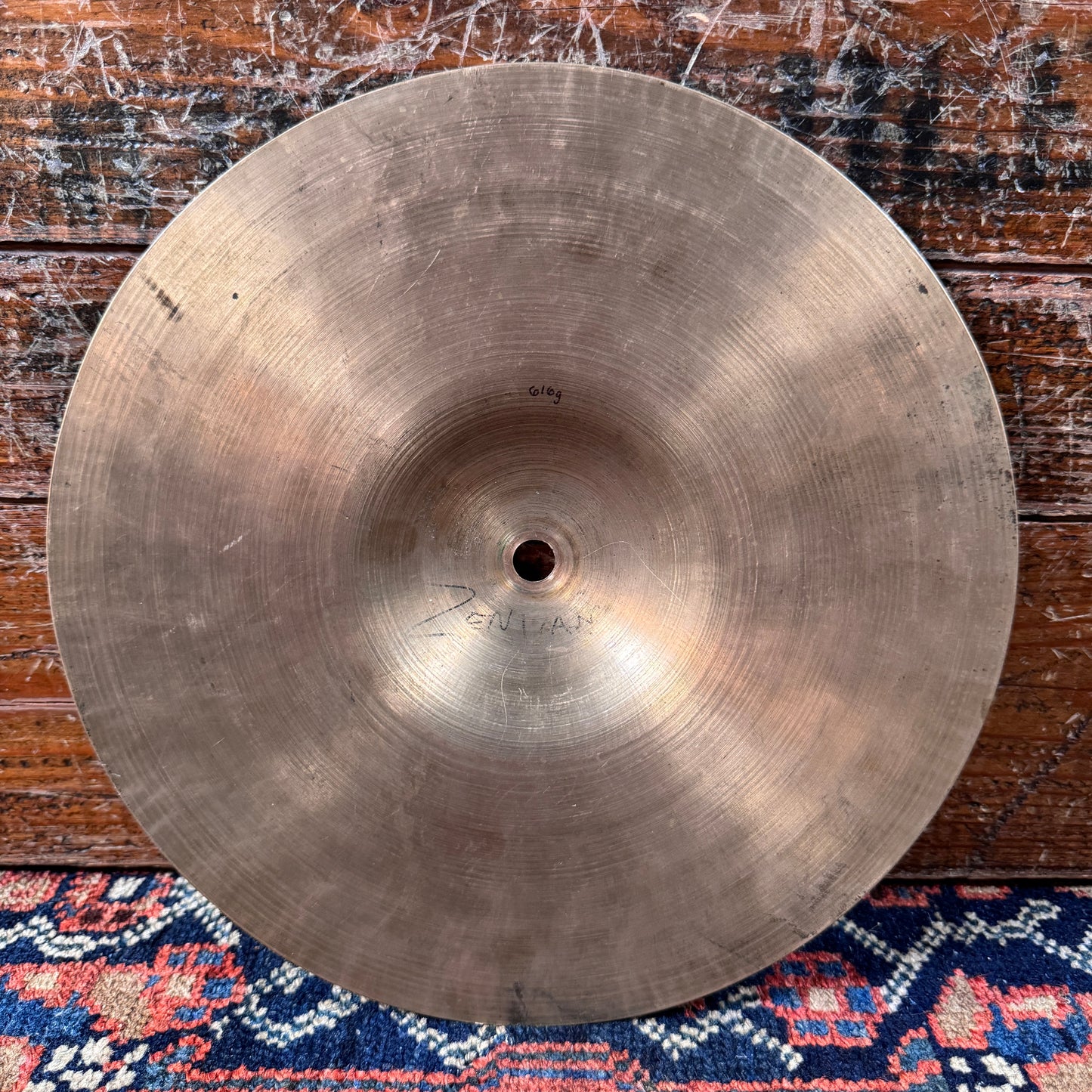 10" Ludwig Zenjian 1930s-1940s Small Ride Trap Cymbal 616g *Video Demo*