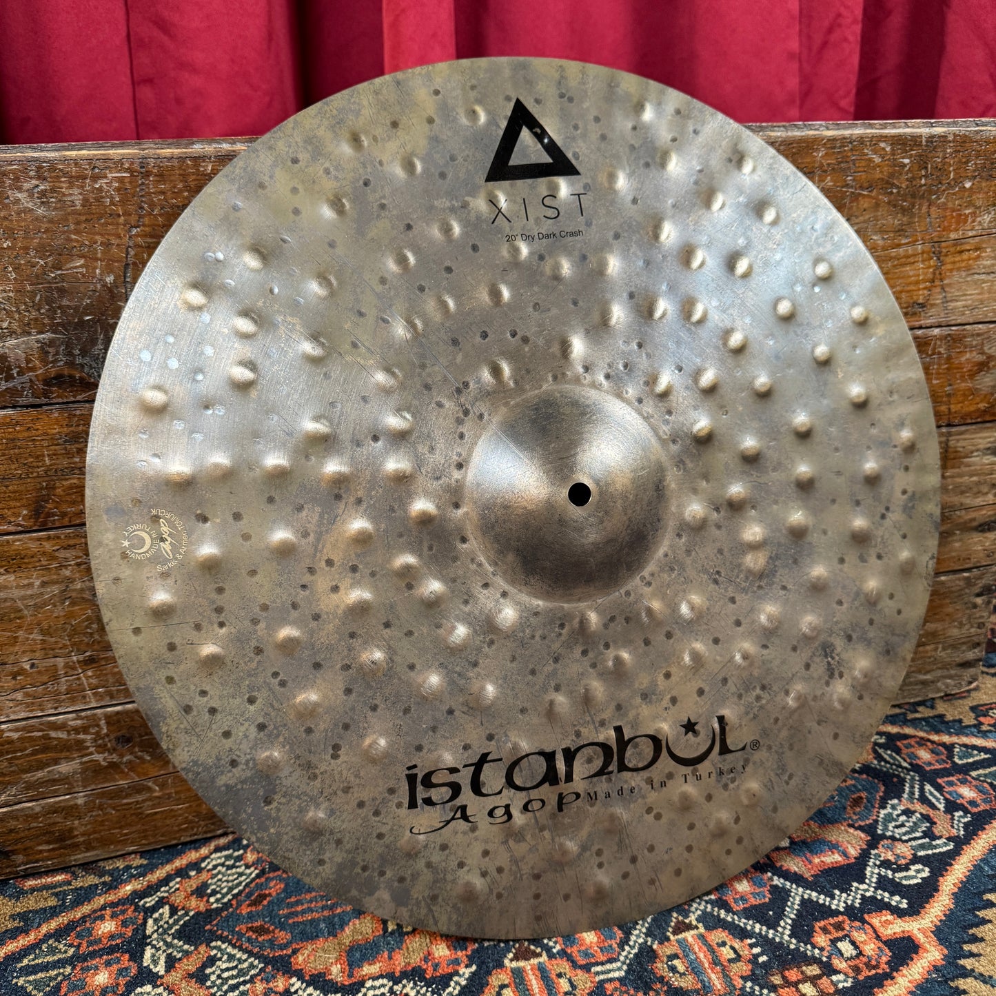 20" Istanbul Agop Xist Dry Dark Crash Cymbal 1416g *Video Demo*