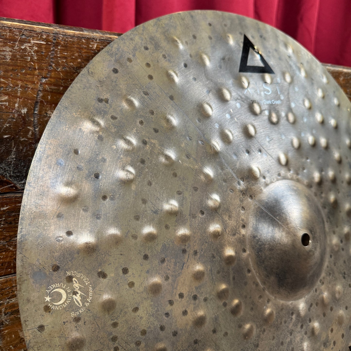 20" Istanbul Agop Xist Dry Dark Crash Cymbal 1416g *Video Demo*