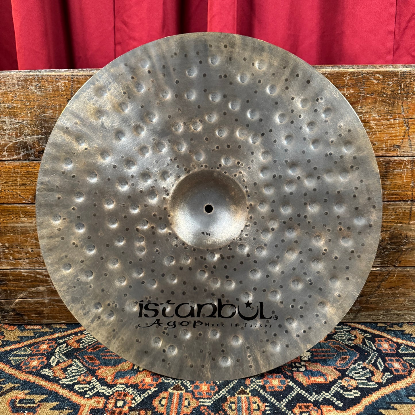 20" Istanbul Agop Xist Dry Dark Crash Cymbal 1416g *Video Demo*