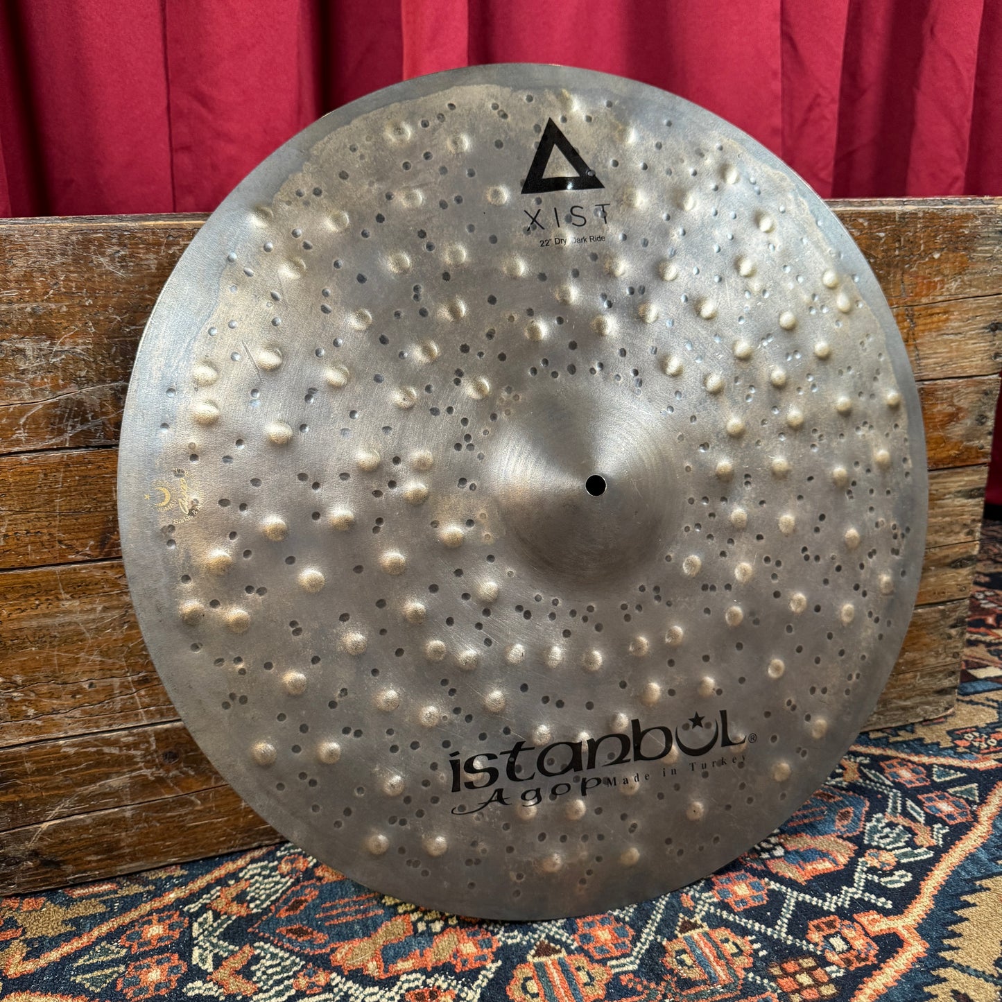 22" Istanbul Agop Xist Dry Dark Ride Cymbal 2696g *Video Demo*