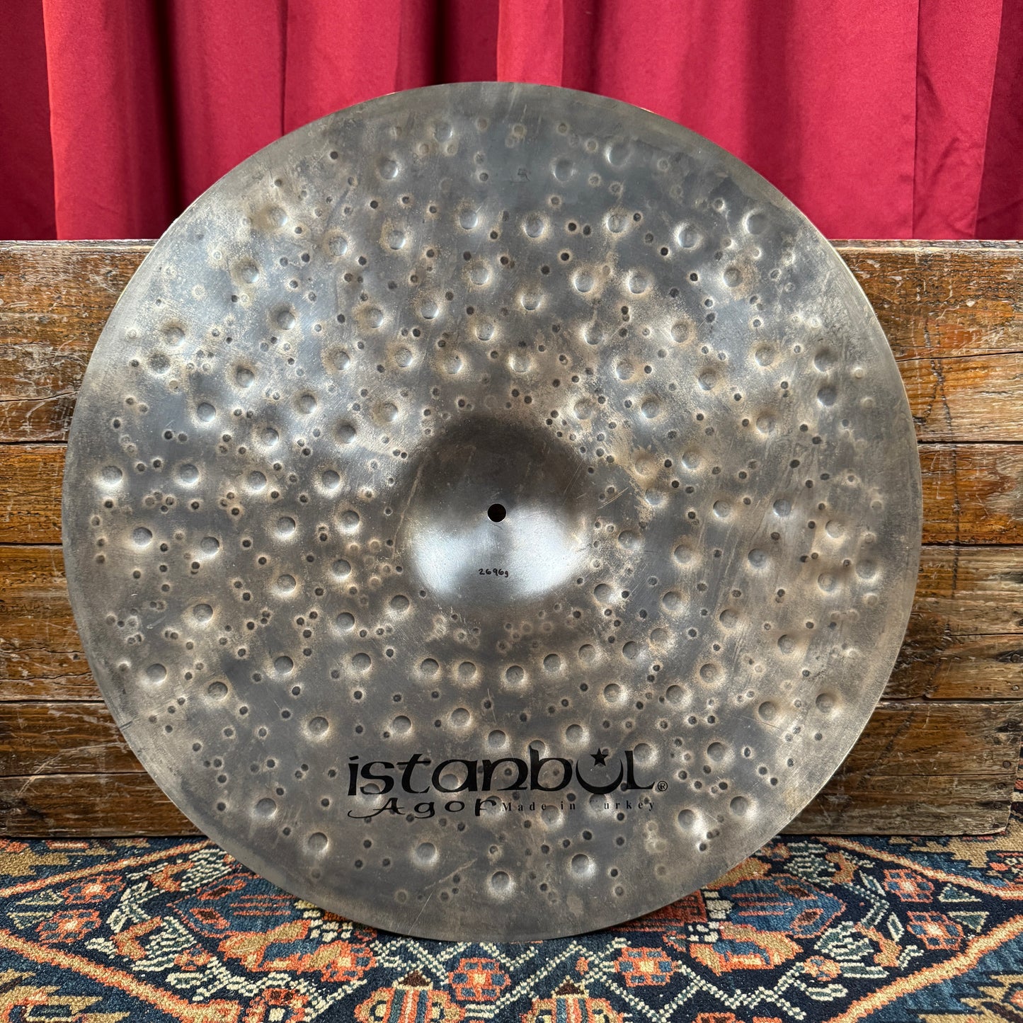 22" Istanbul Agop Xist Dry Dark Ride Cymbal 2696g *Video Demo*