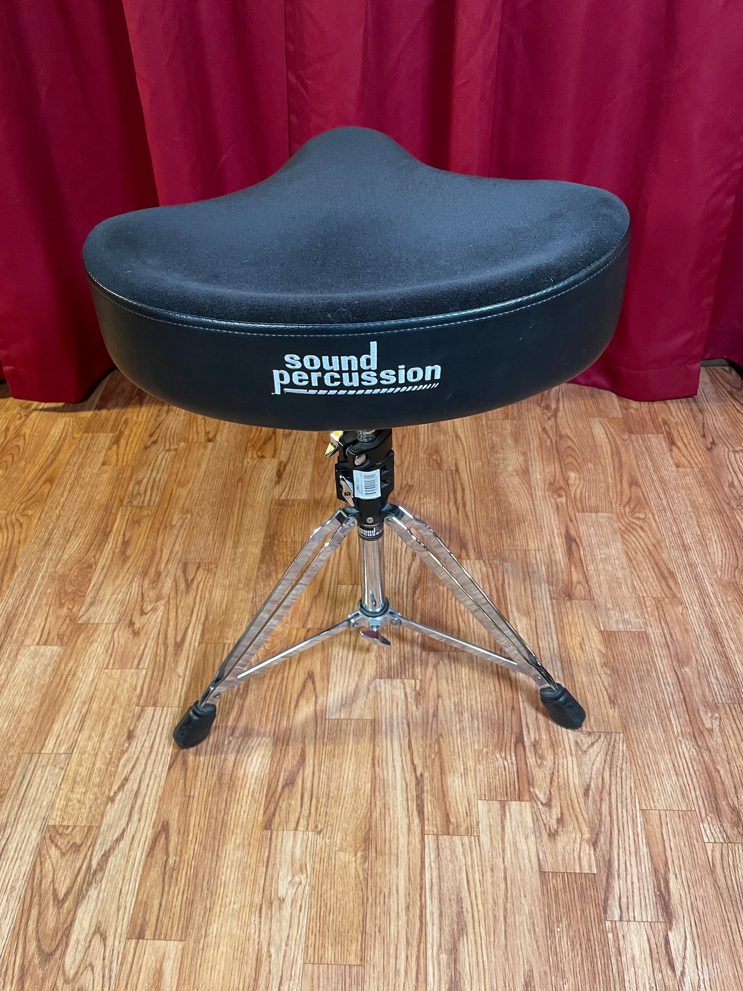 Sound Percussion Saddle Drum Throne w/ Back Rest Motorcycle Seat