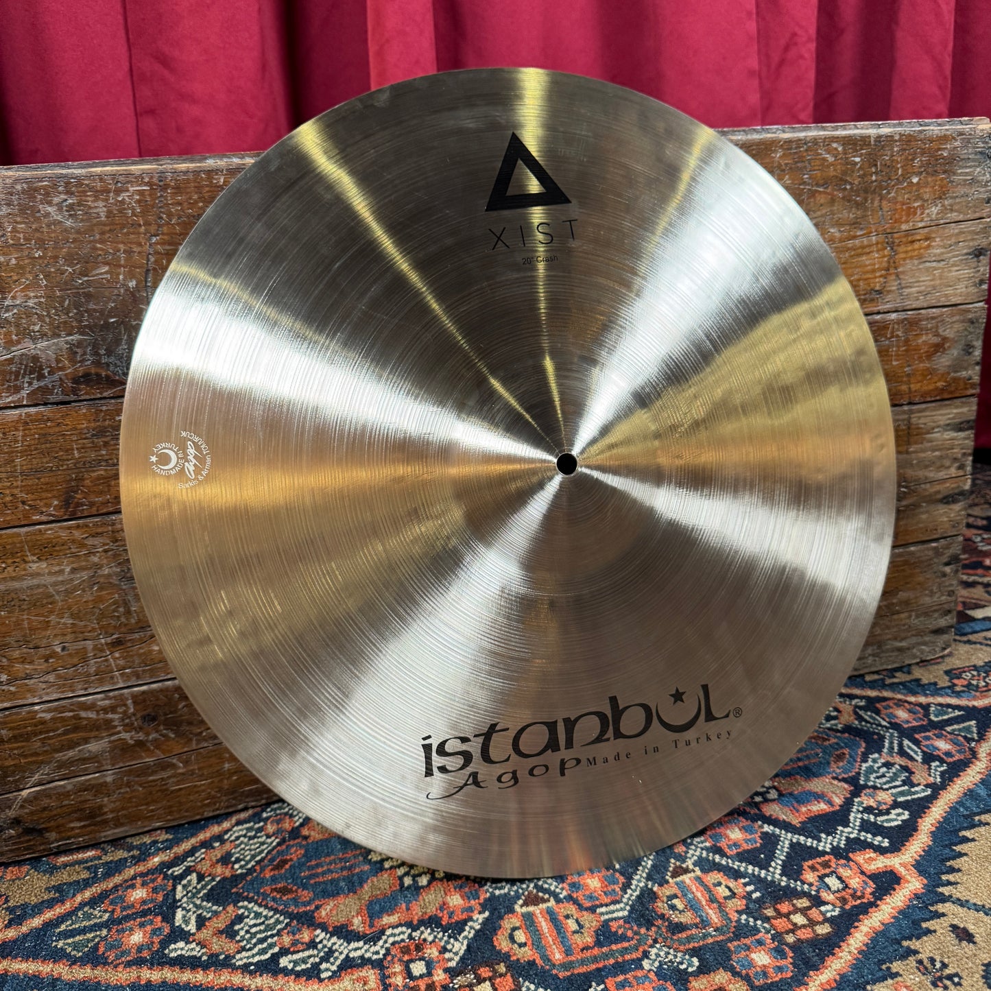 20" Istanbul Agop Xist Natural Crash Cymbal 1796g *Video Demo*