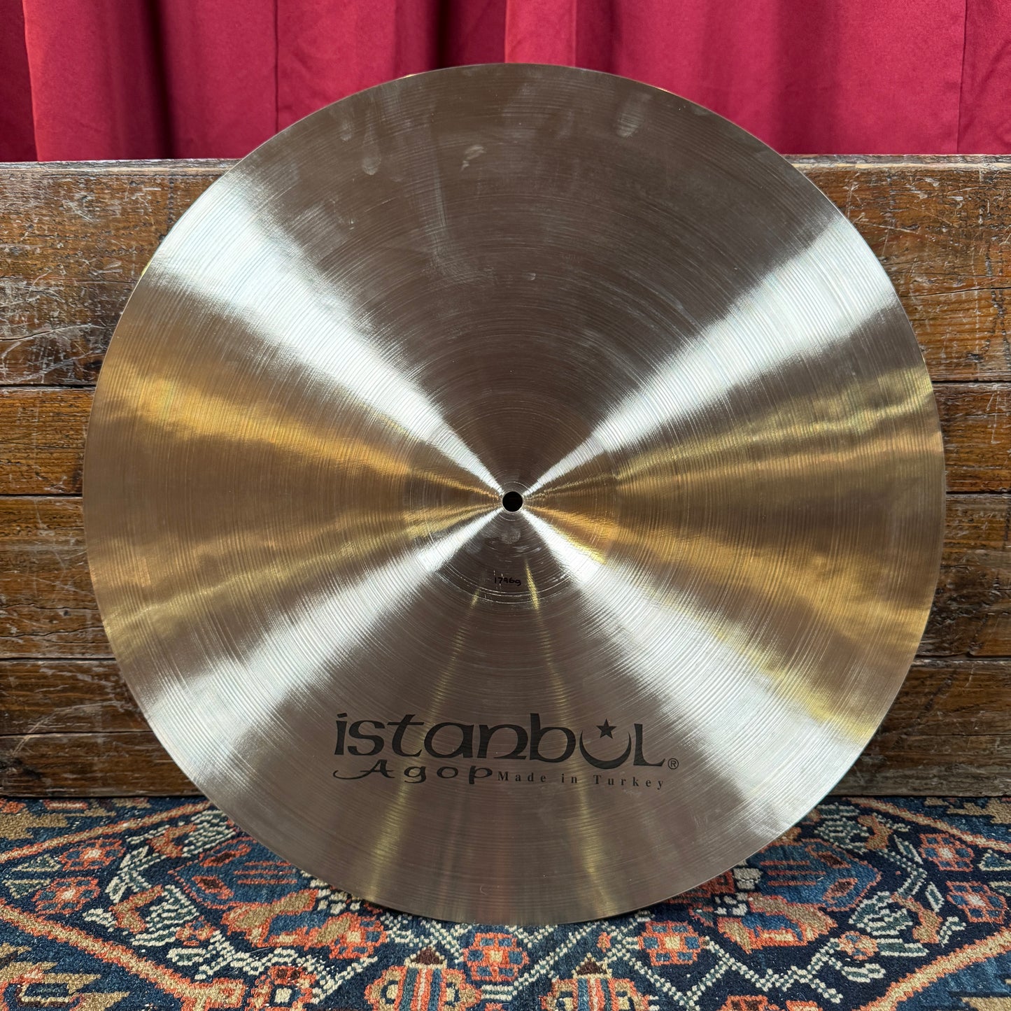 20" Istanbul Agop Xist Natural Crash Cymbal 1796g *Video Demo*