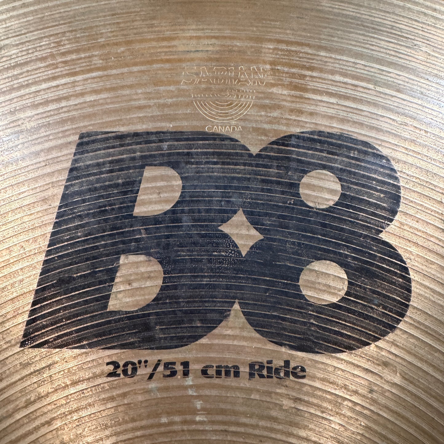 20" Sabian B8 Ride Cymbal 2370g