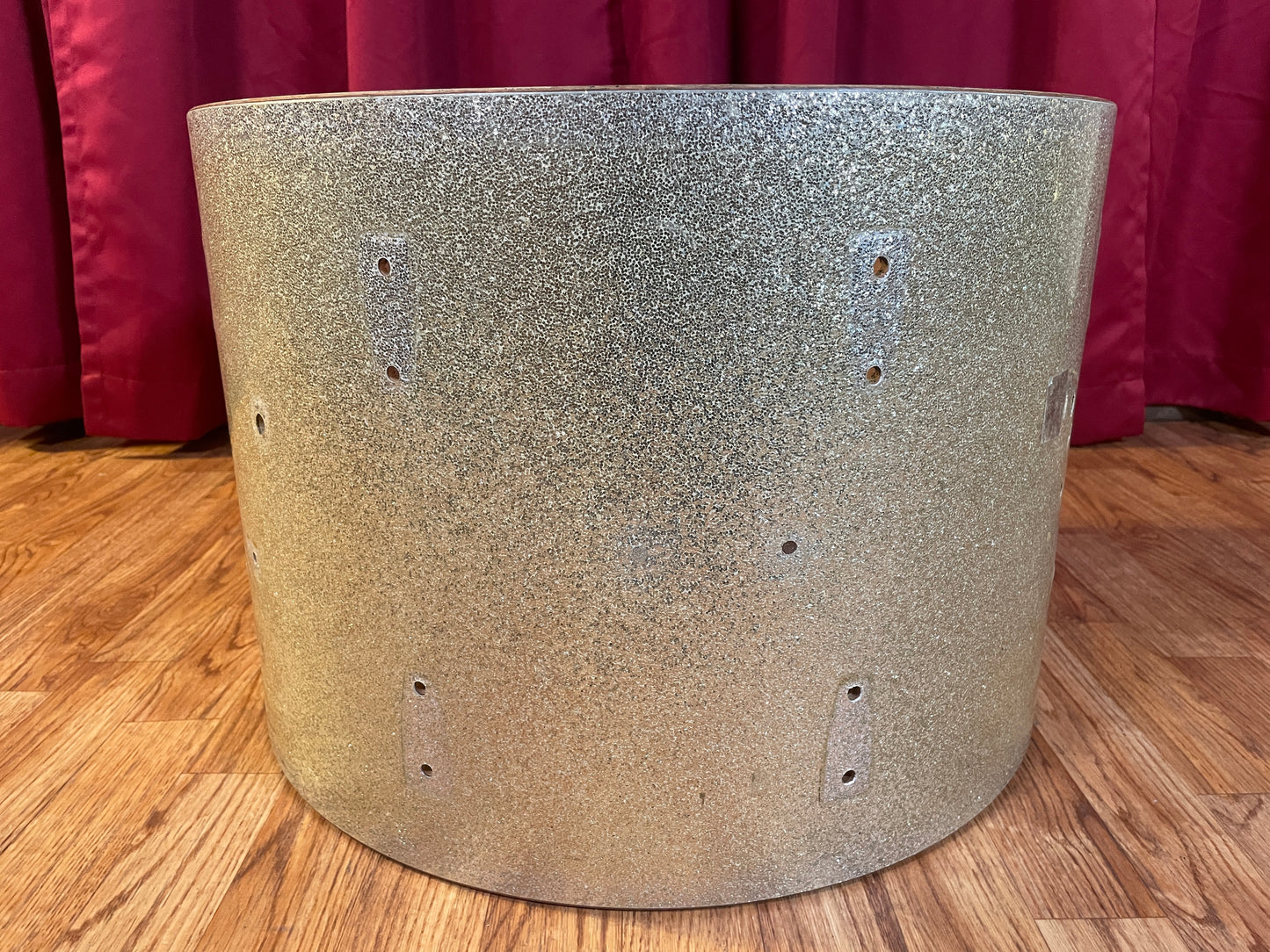 1960s Ludwig 14x20 Classic Bass Drum Shell 3-Ply Silver Sparkle