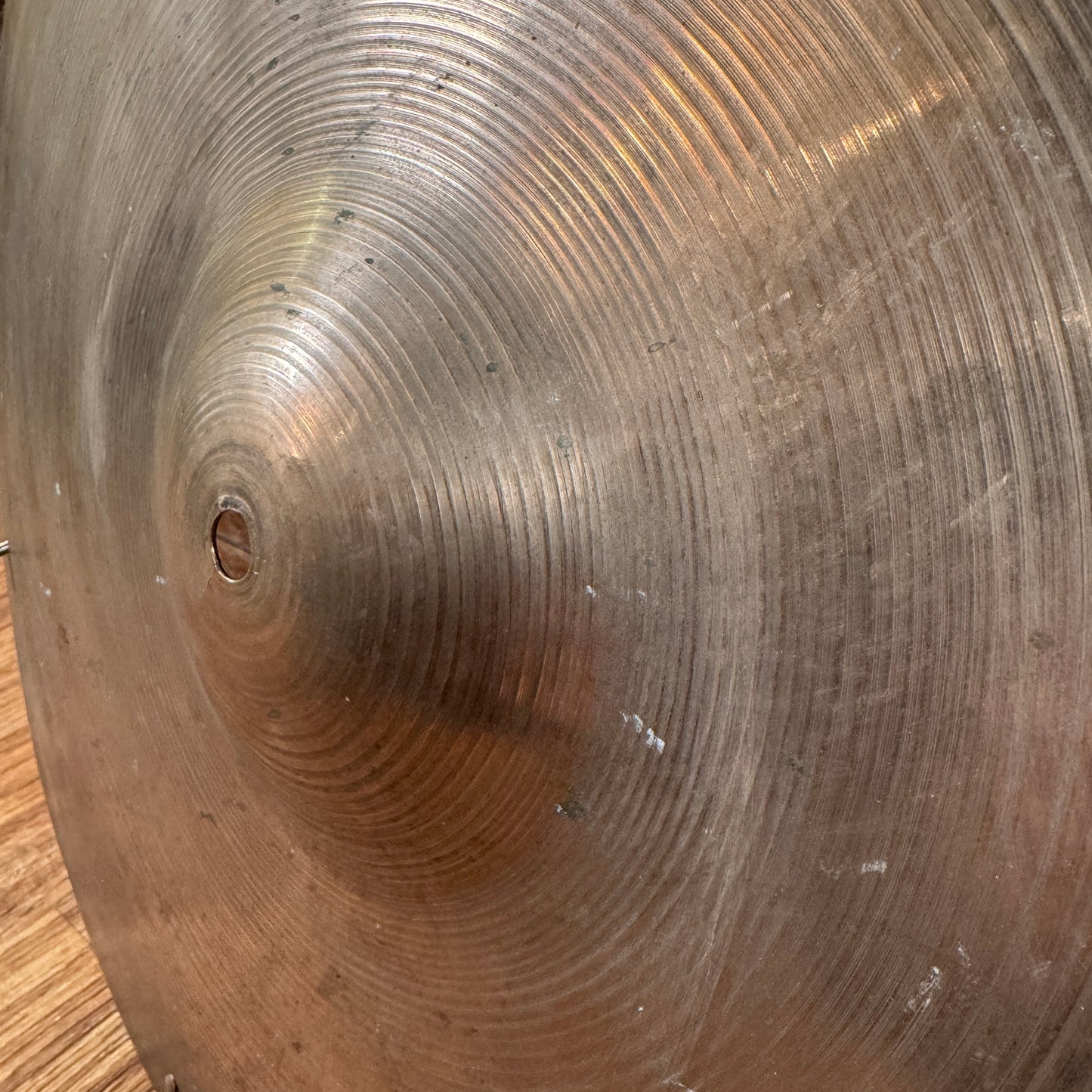 18" Zilco by Zildjian 1940s-50s Crash Ride Cymbal w/ Rivets 1240g