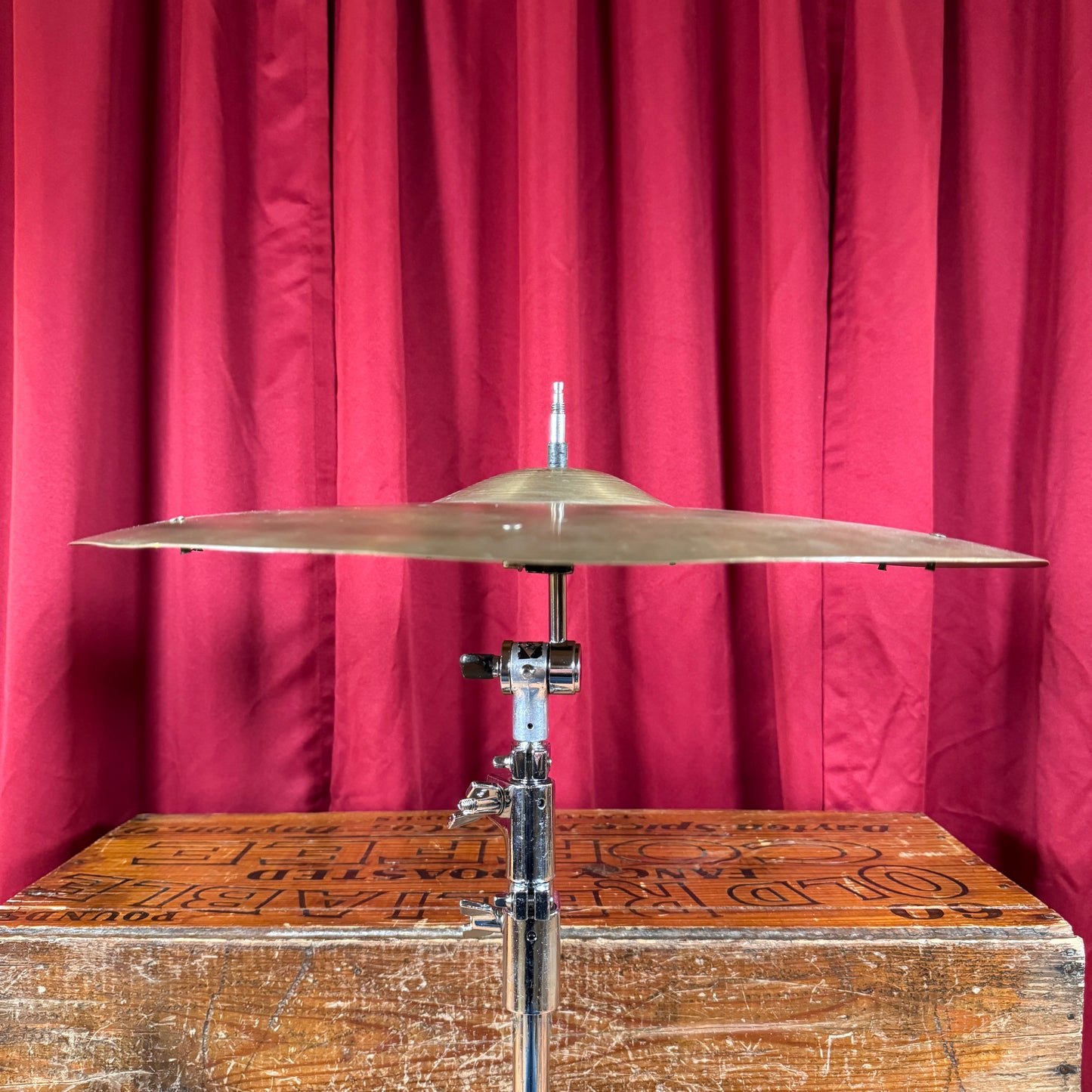 18" Zilco by Zildjian 1940s-50s Crash Ride Cymbal w/ Rivets 1240g