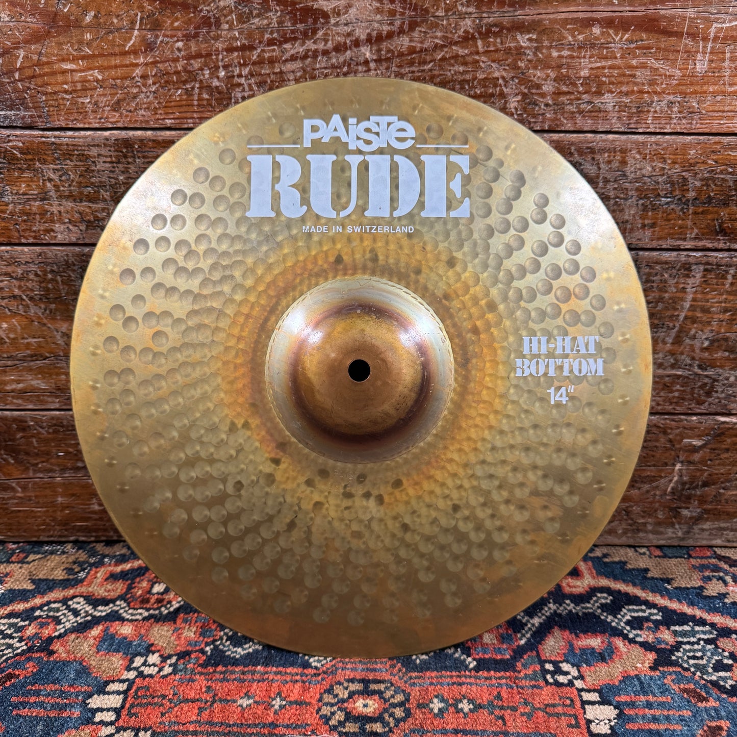14" Paiste Rude 1980s Hi-Hat Cymbal Pair 892g/1166g *Video Demo*