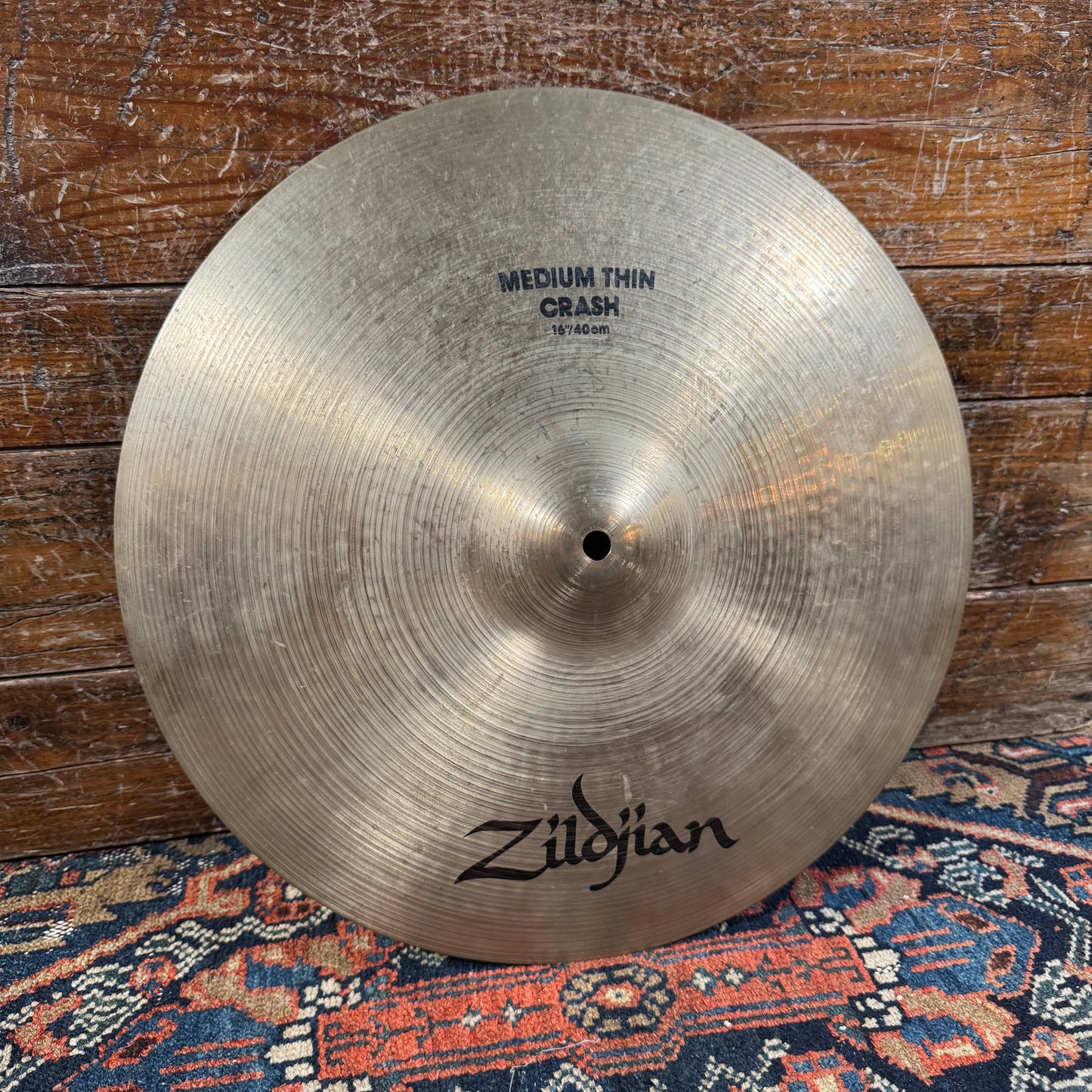16" Zildjian A 1980s Medium Thin Crash Cymbal 1042g *Video Demo*
