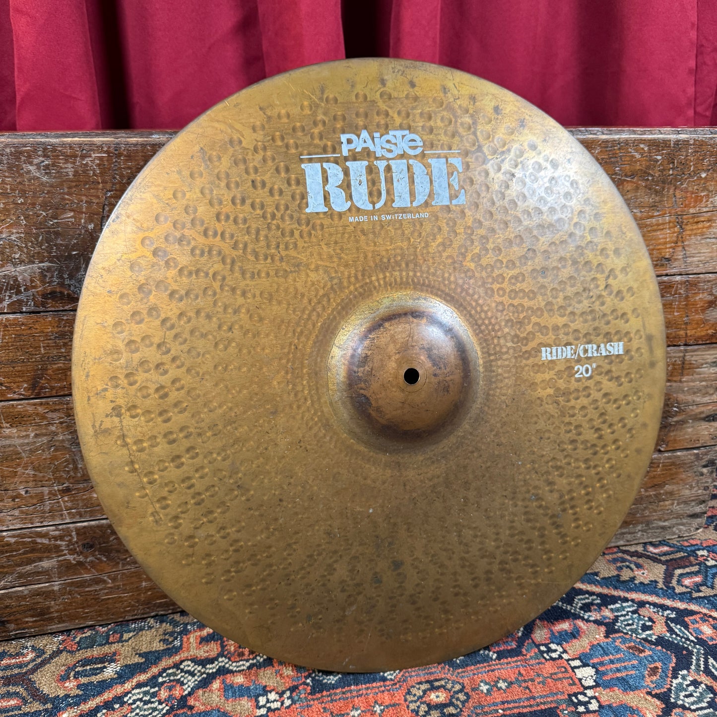 20" Paiste Rude 1980s Ride / Crash Cymbal 2406g *Video Demo*