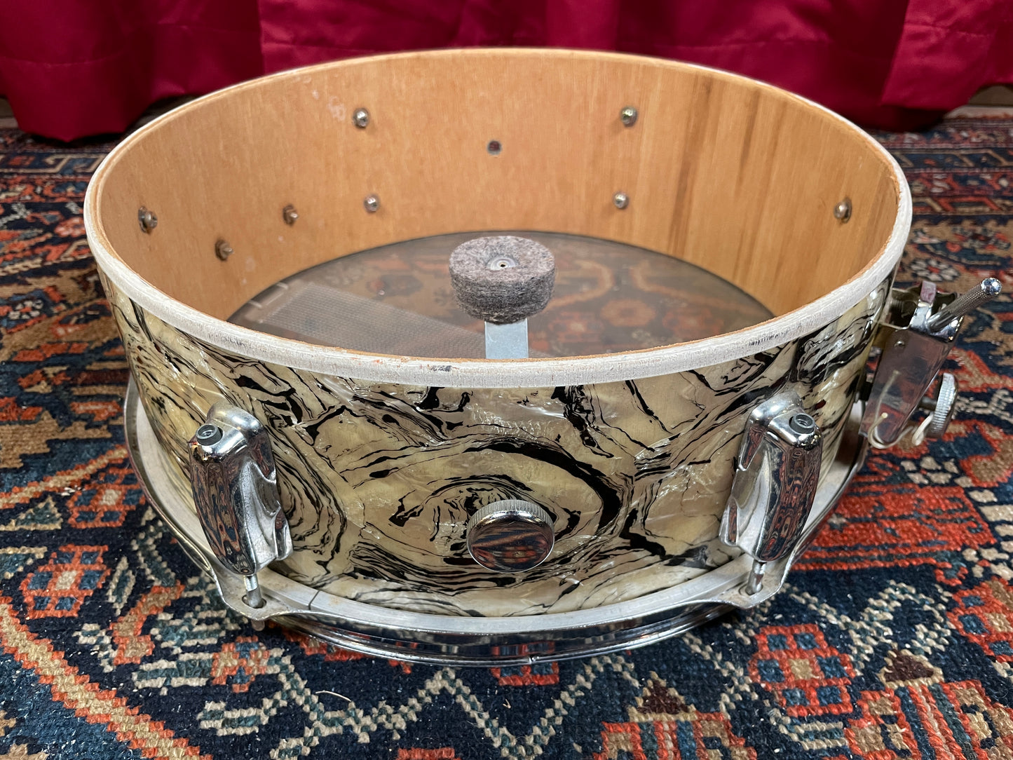 1960s Lido Supreme 5x14 Snare Drum Fantasia Pearl MIJ Japan