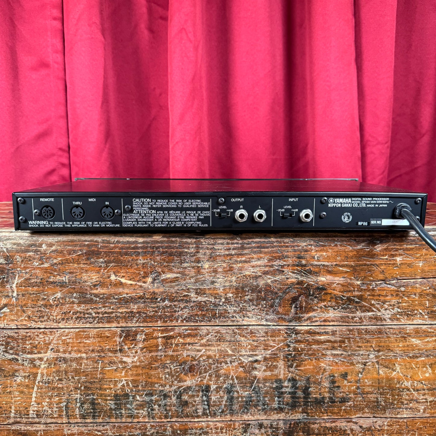 Yamaha SPX90 Multi Effects Rack Processor w/ Original Manual