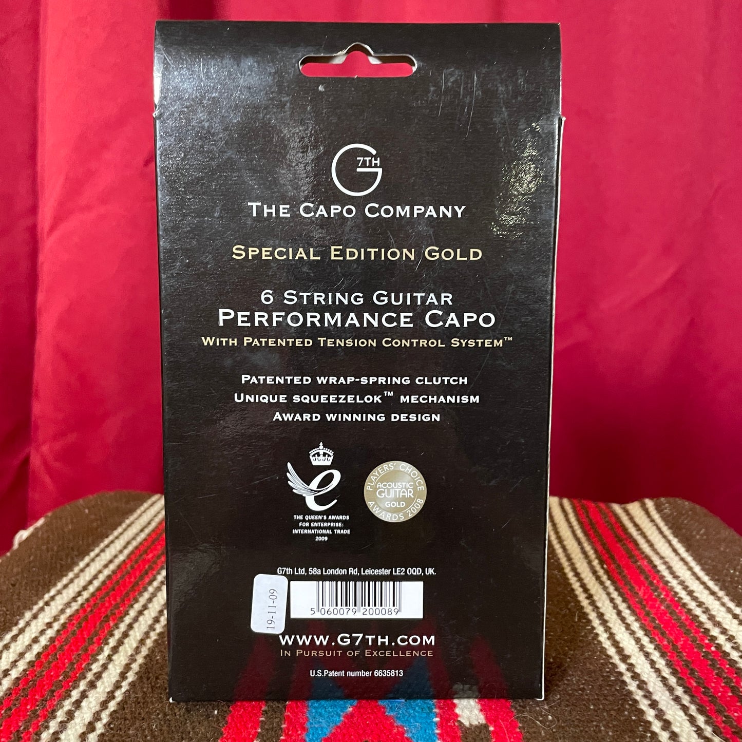 G7th 6 String Guitar Performance Capo - Special Edition Gold