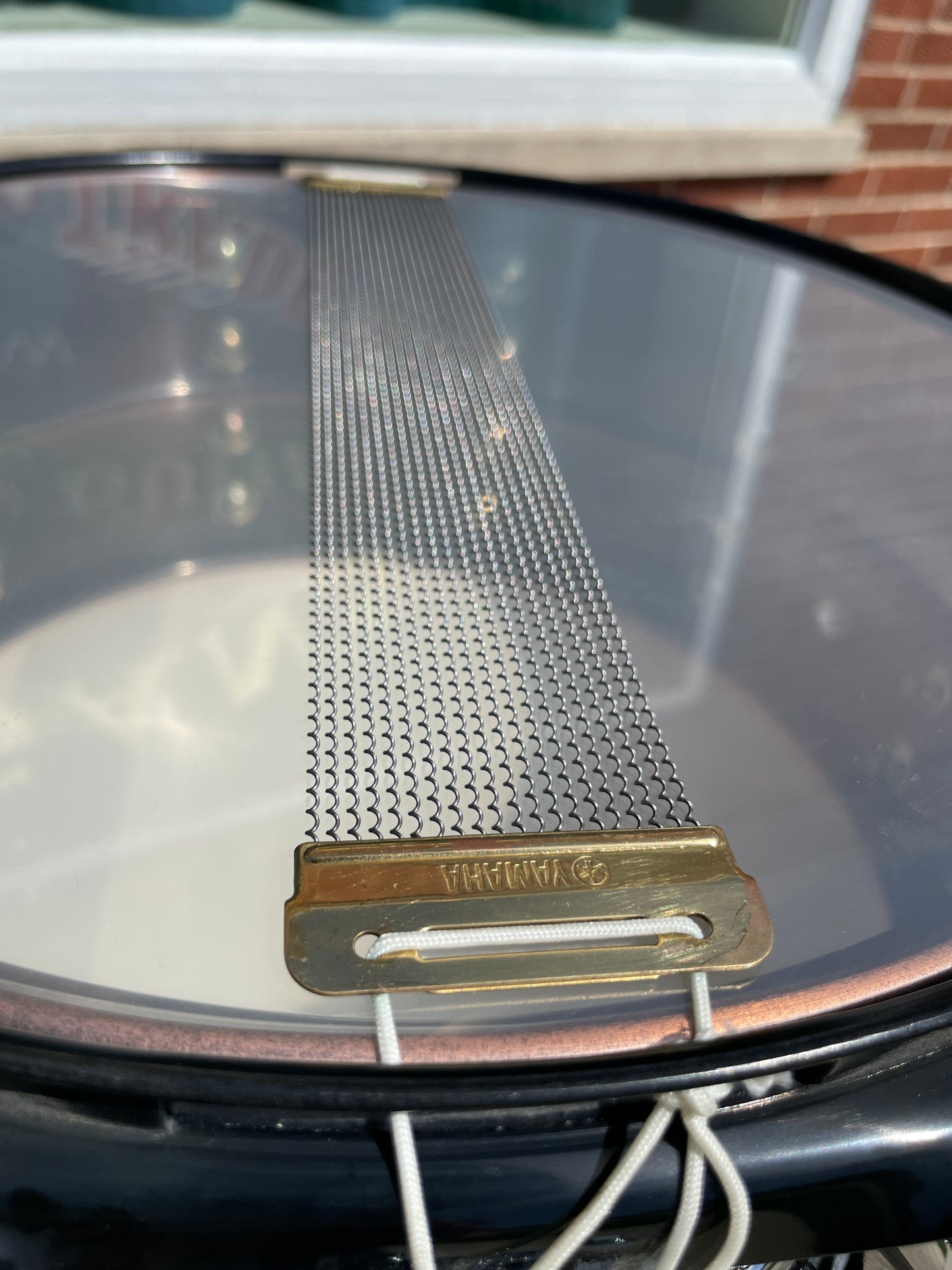 Yamaha 6.5x14 Mike Bordin Signature Half-Hammered Snare Drum Black SD6465MB