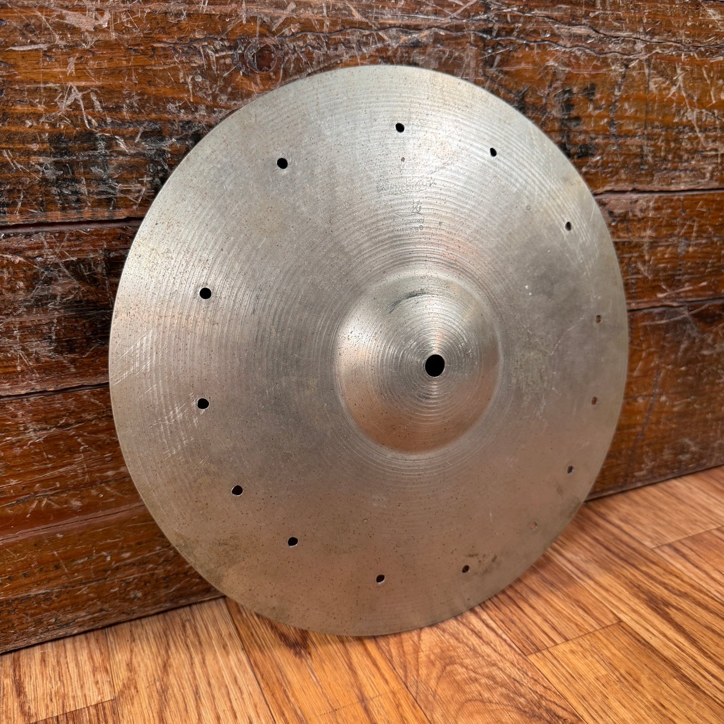11" Paiste 1950s Ludwig Standard 3-Star Splash Cymbal w/ Rivet Holes 514g Germany