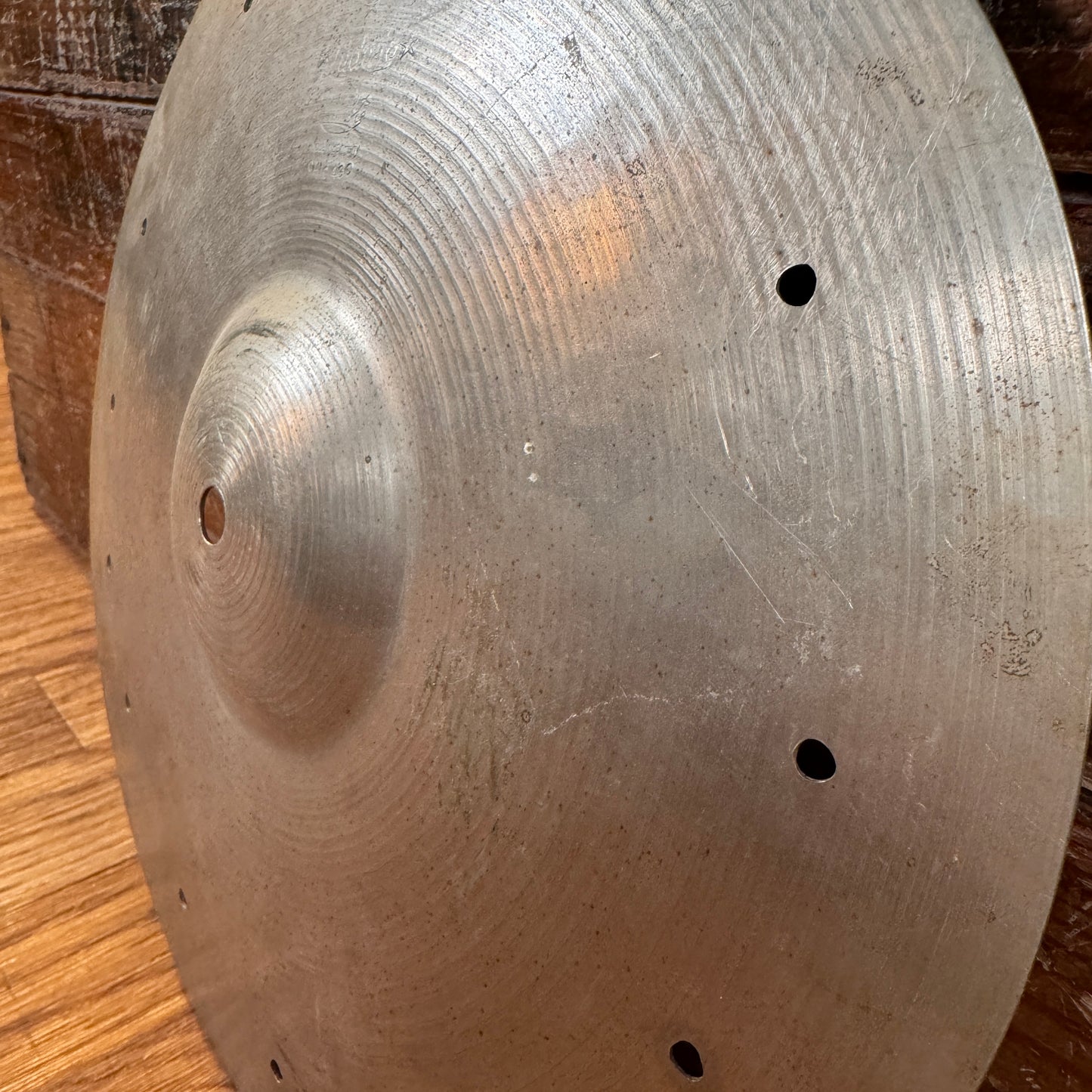 11" Paiste 1950s Ludwig Standard 3-Star Splash Cymbal w/ Rivet Holes 514g Germany