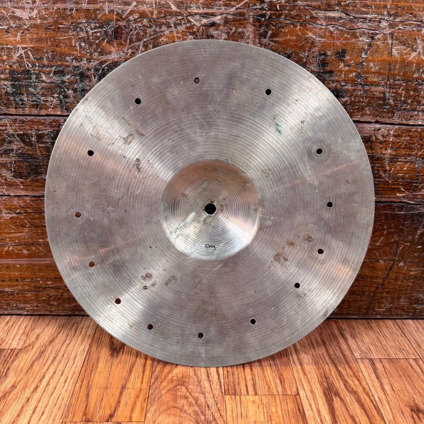 11" Paiste 1950s Ludwig Standard 3-Star Splash Cymbal w/ Rivet Holes 514g Germany