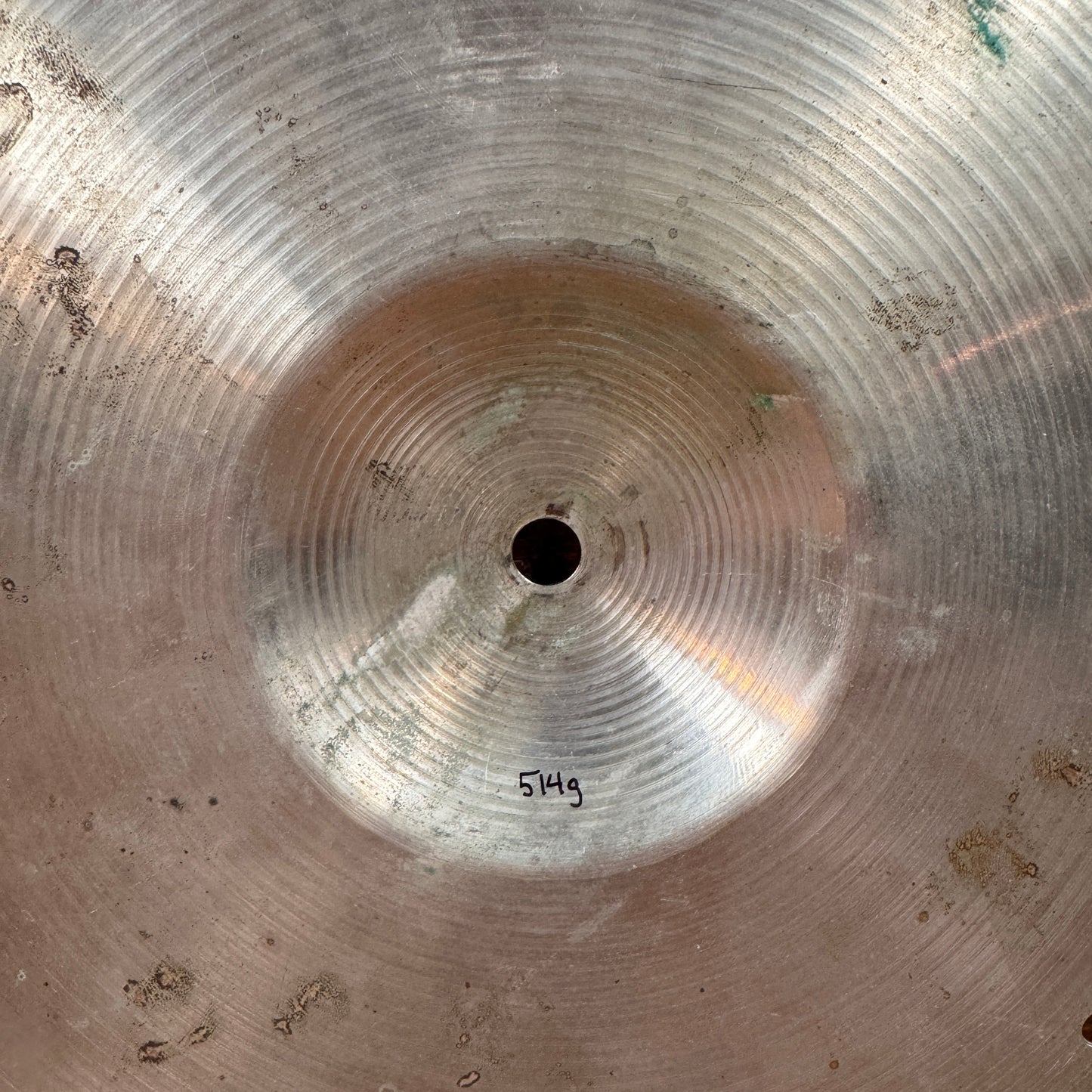 11" Paiste 1950s Ludwig Standard 3-Star Splash Cymbal w/ Rivet Holes 514g Germany