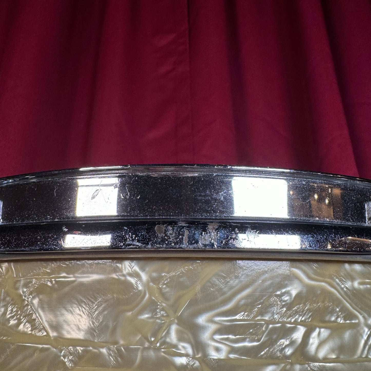 1960s Ludwig 8x12 Super Classic Tom Drum White Marine Pearl