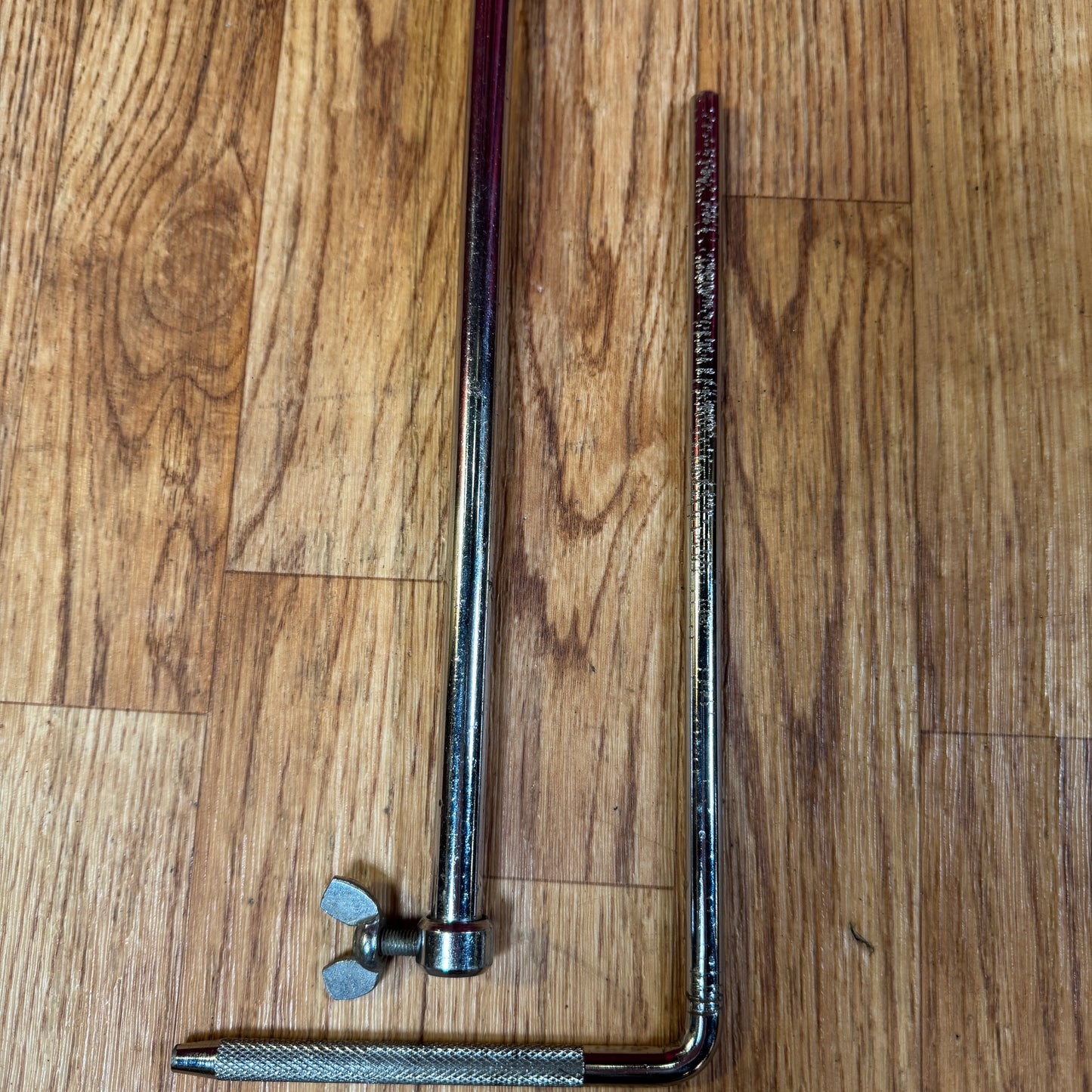 1960s Ludwig No. 1372C Telescoping L-Arm Cymbal Holder Chrome
