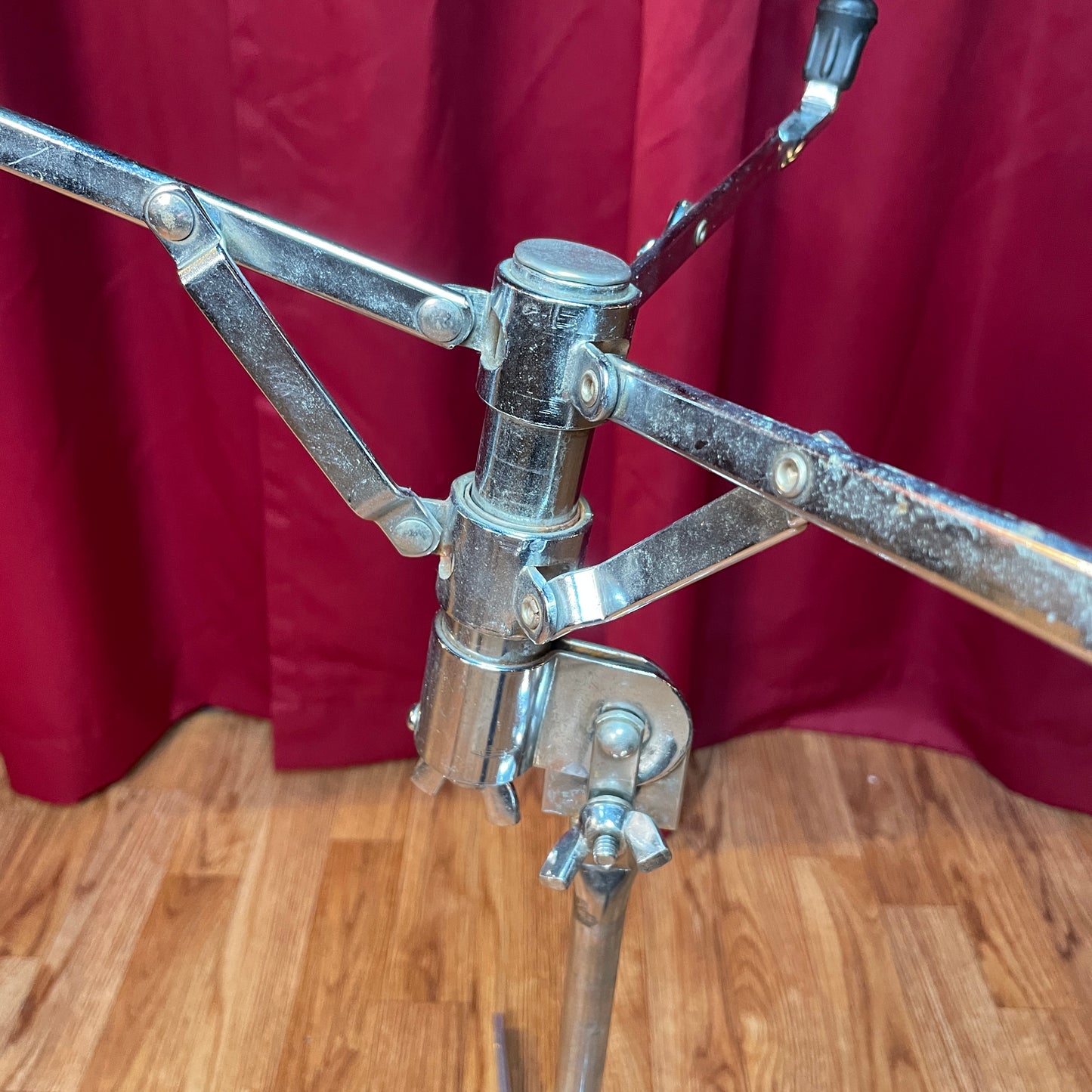 1960s Slingerland Flush Base Buck Rogers No. 805 Snare Drum Stand Flat