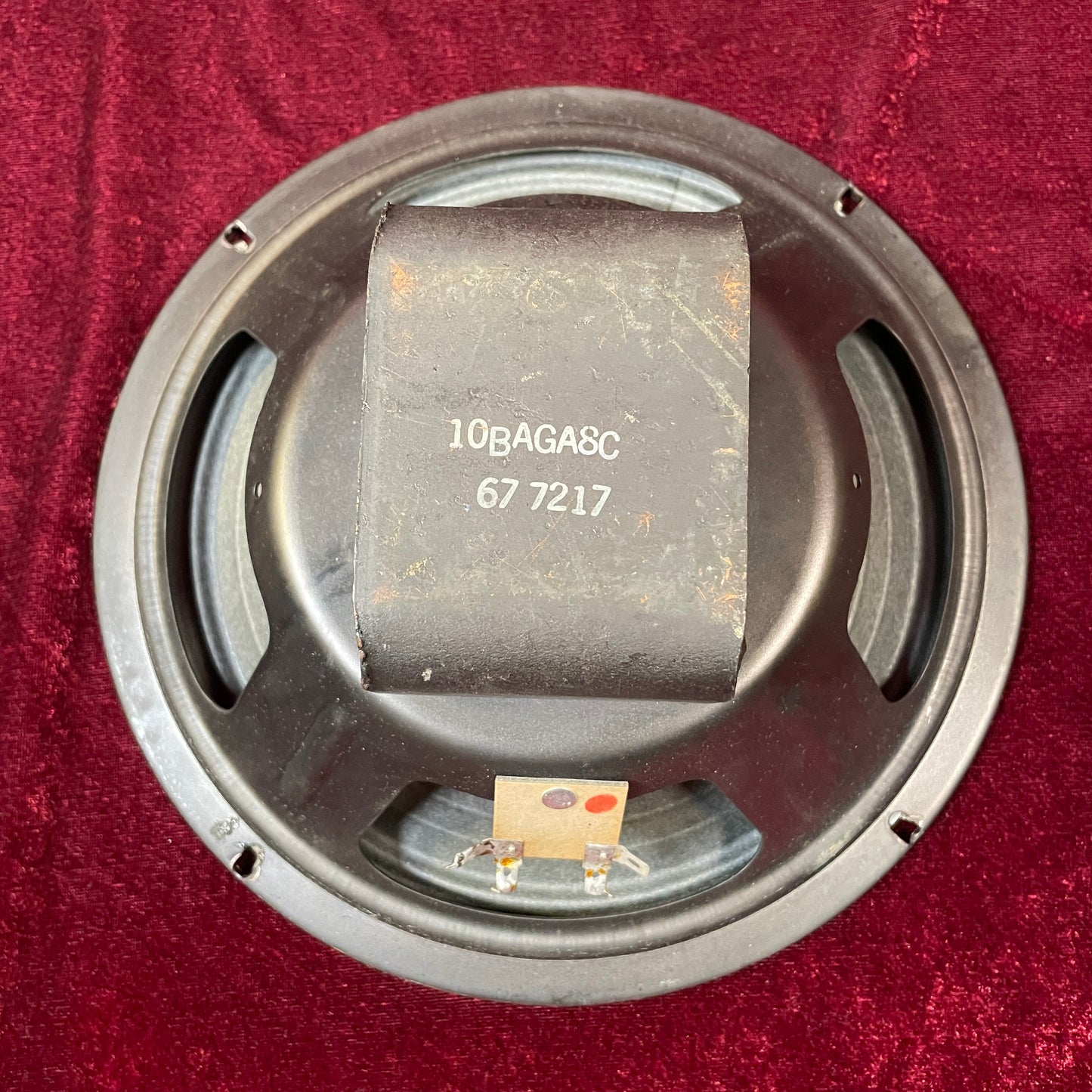 1972 Eminence 10" 10BAGA8C Alnico Speaker 8 Ohm (Stock #39)