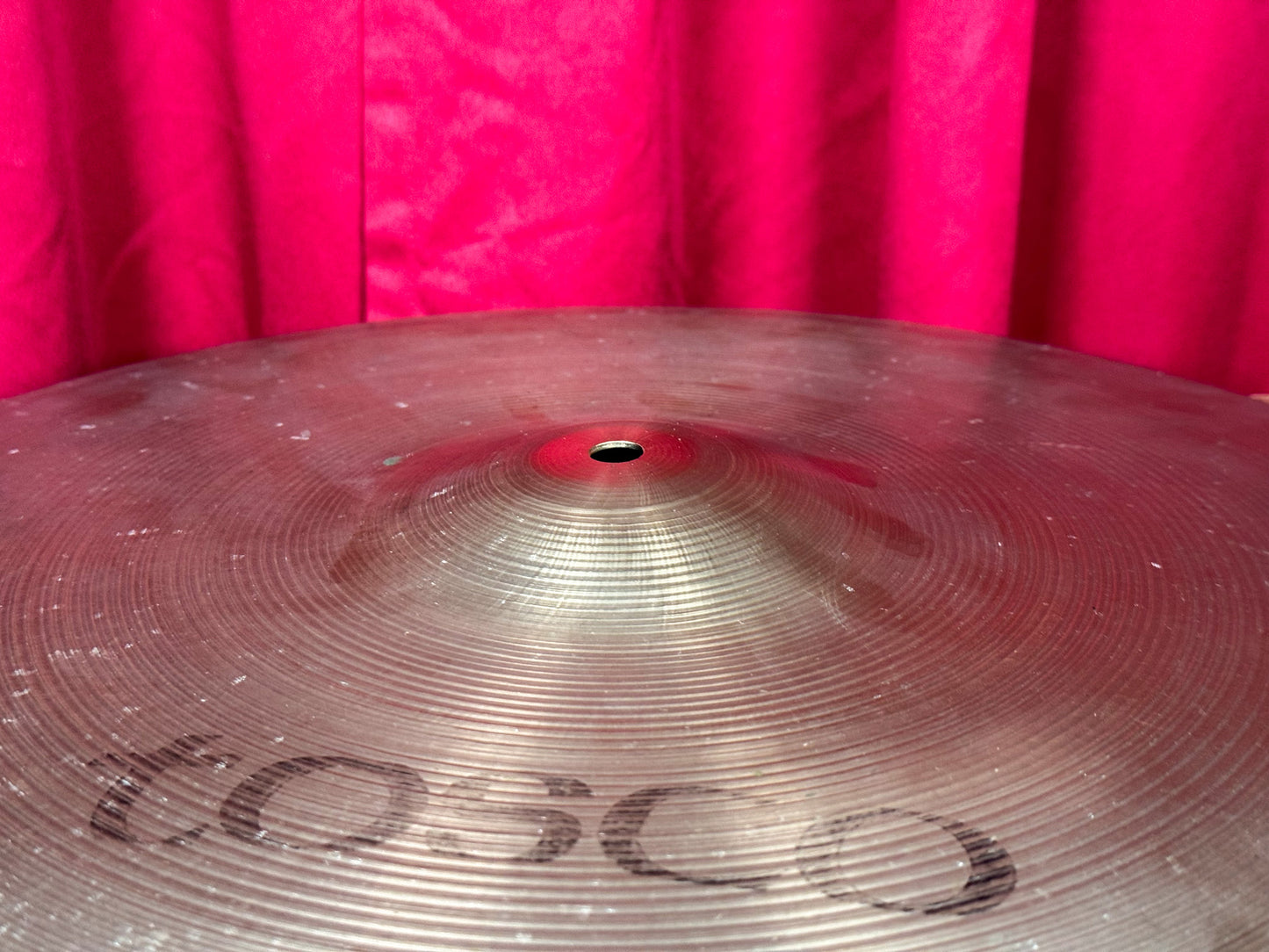 20" Tosco Ride Cymbal 2270g Made In Italy *Video Demo*