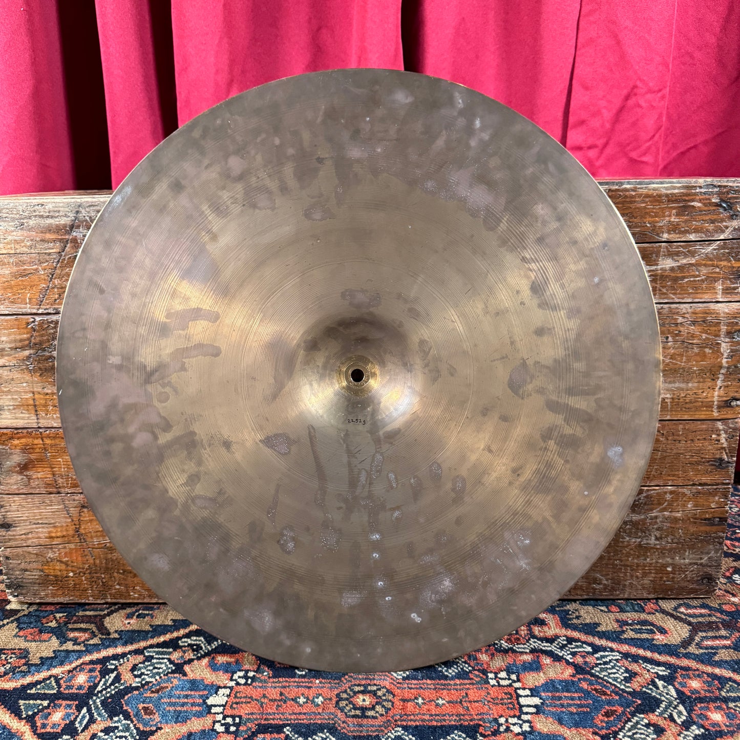 22" Made in Japan 1960s K Ride Cymbal 2252g MIJ *Video Demo*