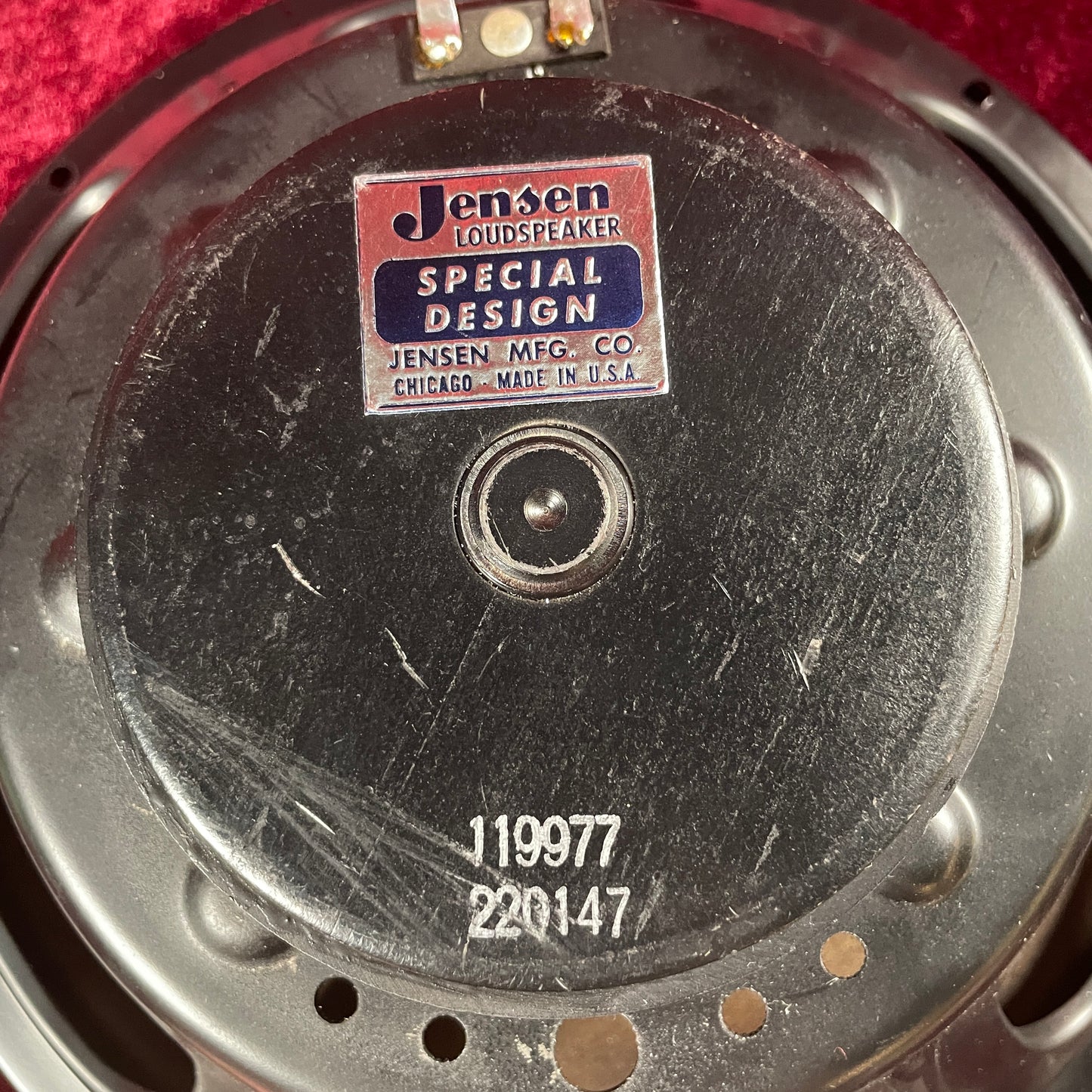 1961 Jensen 12" C12PS Speaker 8 Ohm C7285 (Stock #30)