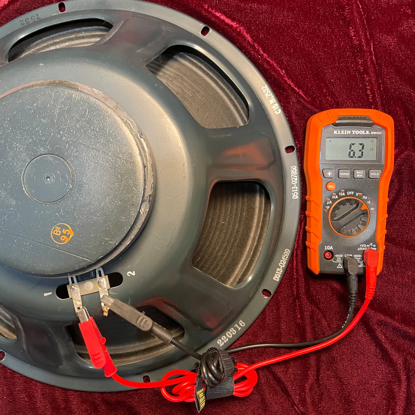 1963 Jensen 15" 50W C15N Speaker 8 Ohm (Stock #5)