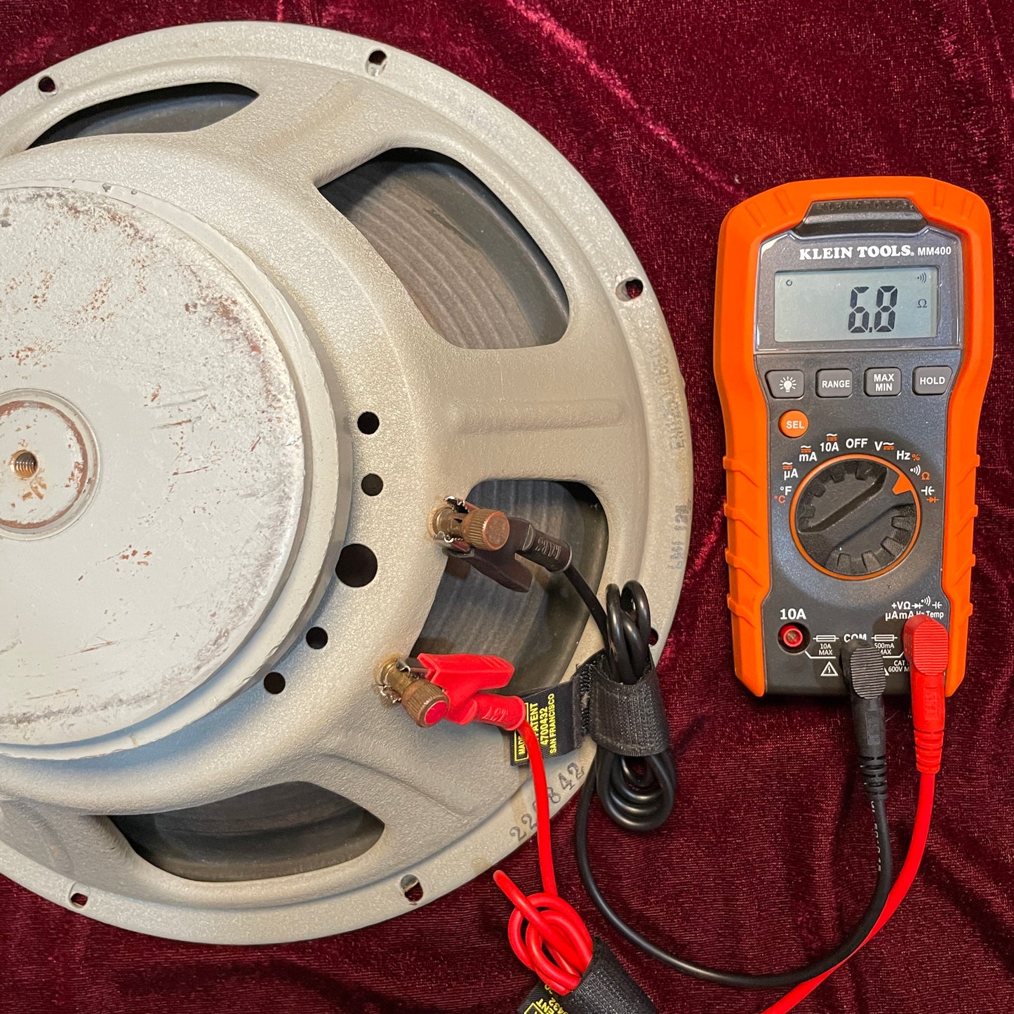 1968 Jensen 12" 100W Vibranto LMI-125 EM-1250 Speaker 8 Ohm LMI125 EM1250 (Stock #18)