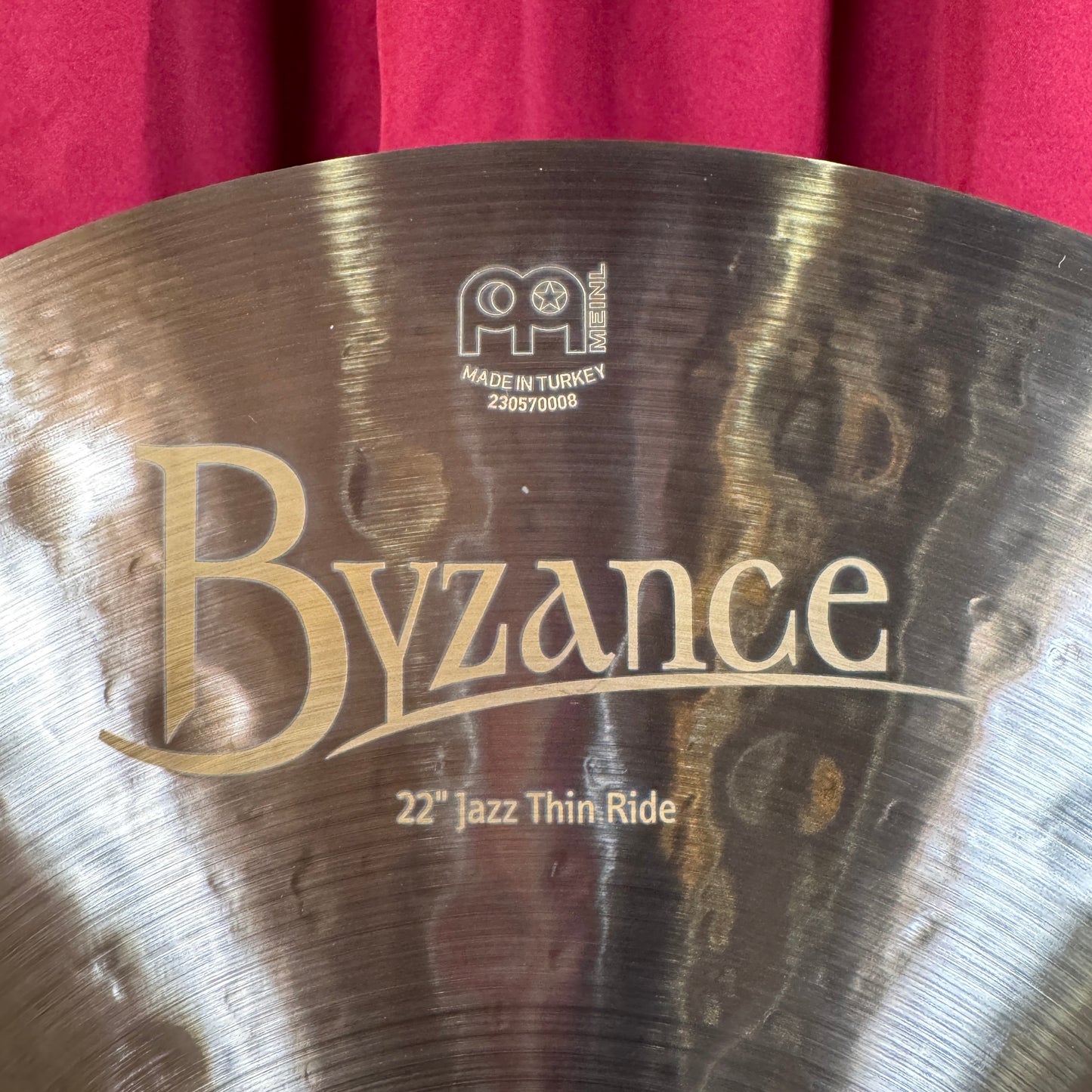 22" Meinl Byzance Jazz Thin Ride Cymbal 2278g *Video Demo*