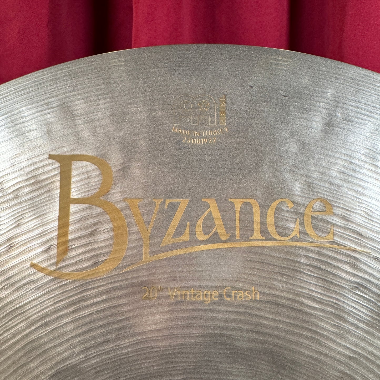 20" Meinl Byzance Vintage Crash Cymbal 1592g *Video Demo*