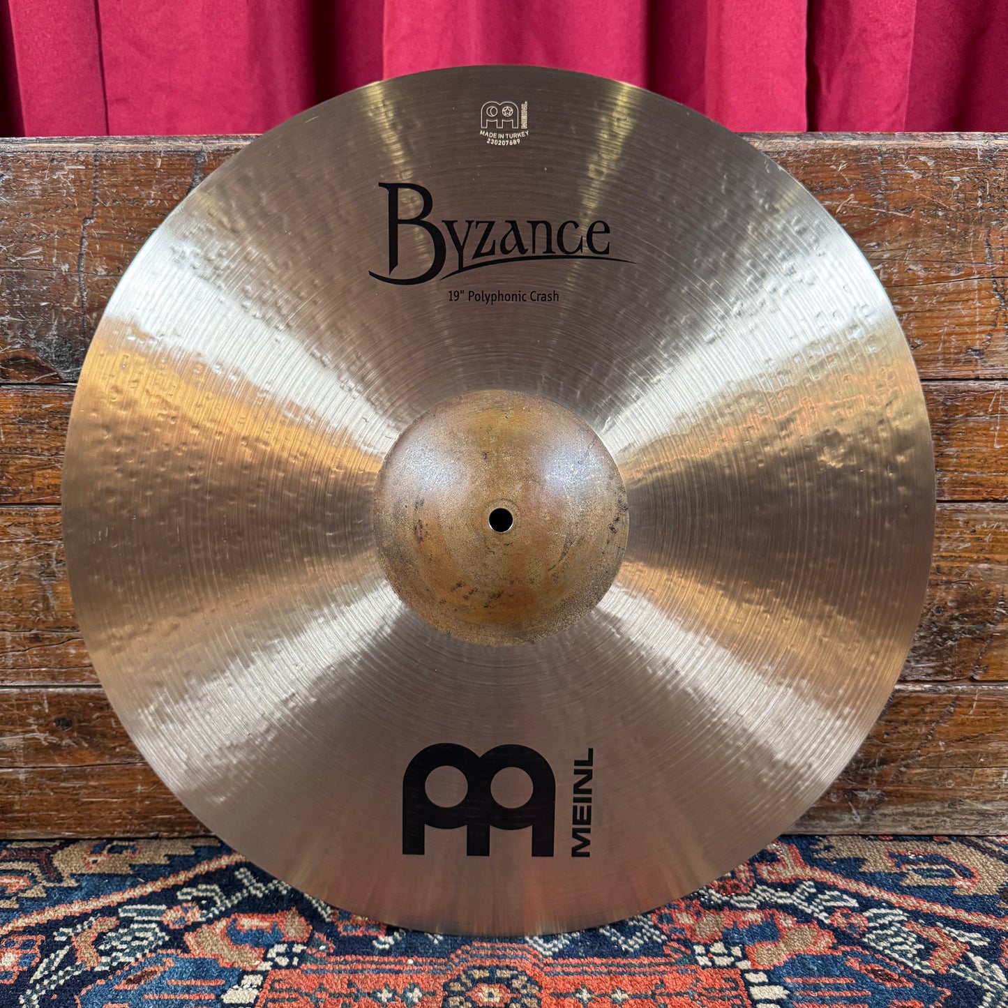 19" Meinl Byzance Traditional Polyphonic Crash Cymbal 1632g *Video Demo*