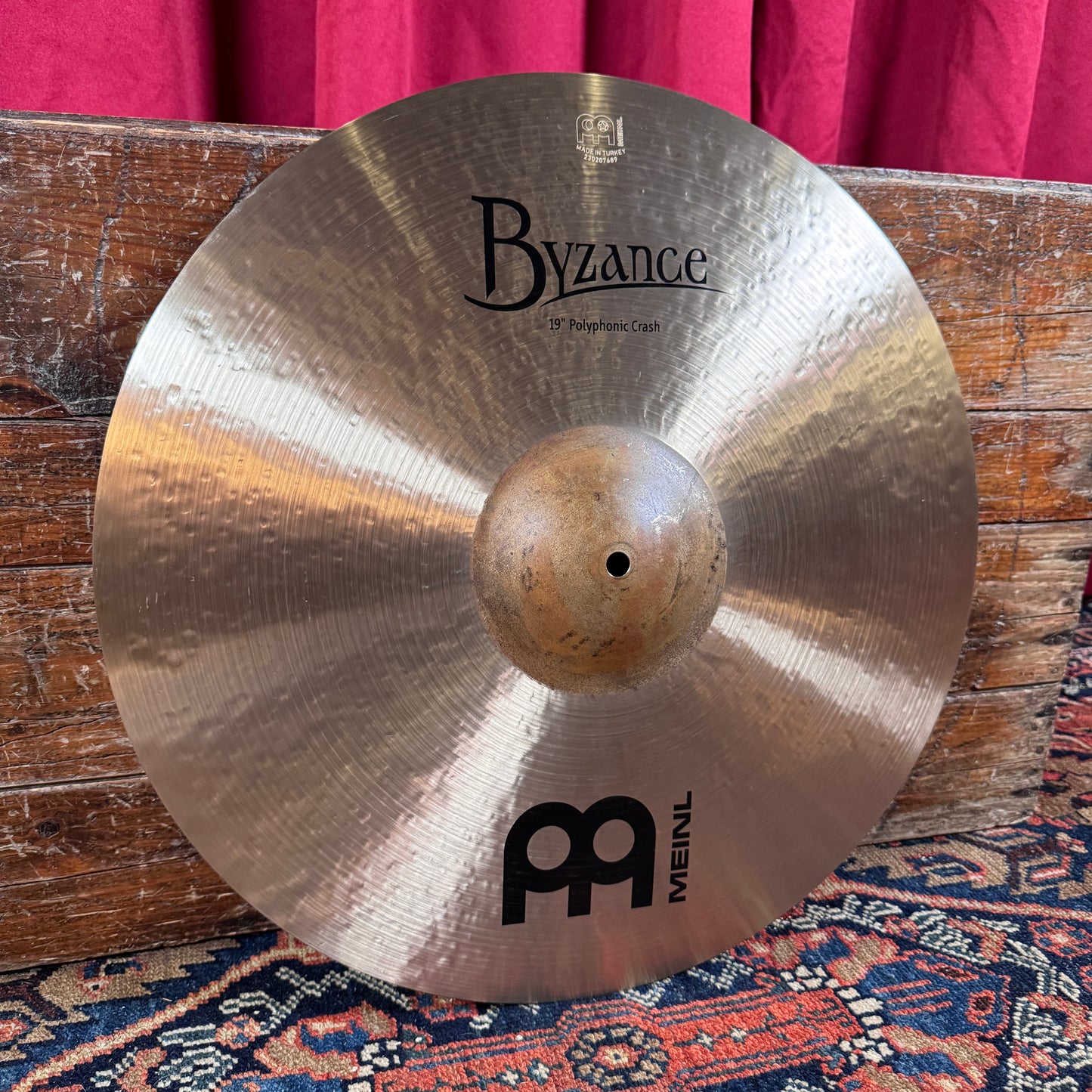 19" Meinl Byzance Traditional Polyphonic Crash Cymbal 1632g *Video Demo*
