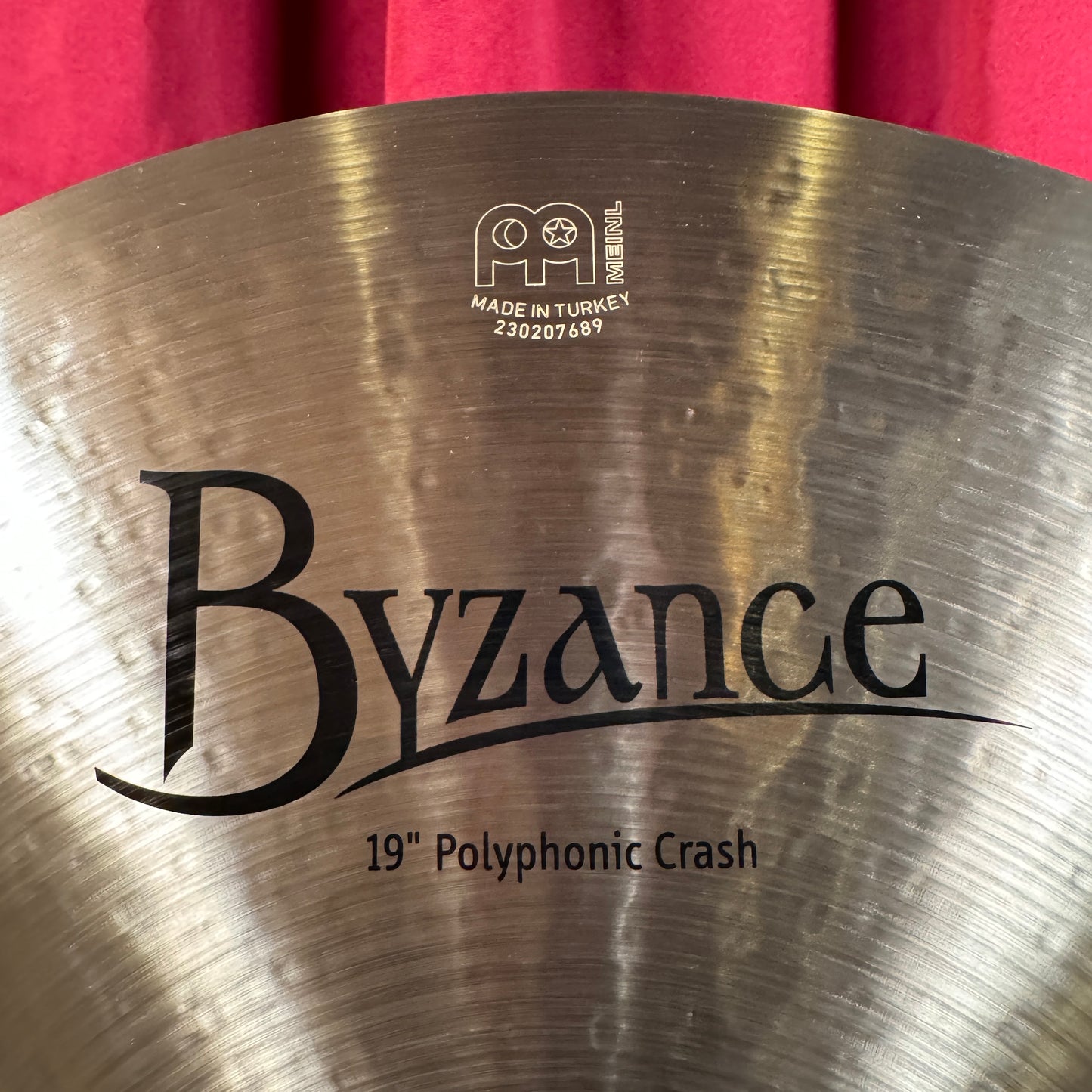 19" Meinl Byzance Traditional Polyphonic Crash Cymbal 1632g *Video Demo*