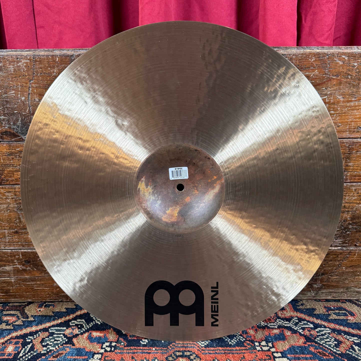 19" Meinl Byzance Traditional Polyphonic Crash Cymbal 1632g *Video Demo*