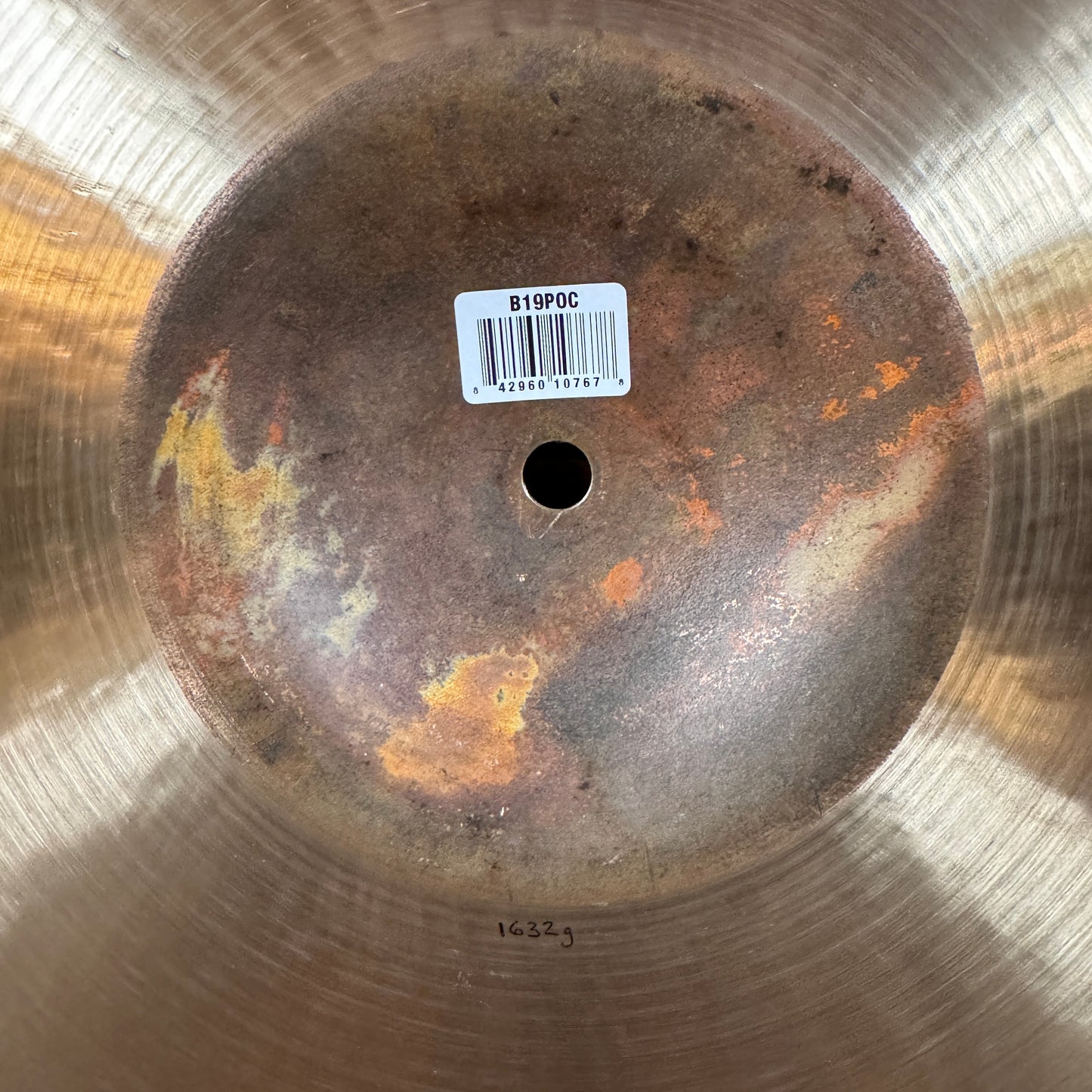 19" Meinl Byzance Traditional Polyphonic Crash Cymbal 1632g *Video Demo*