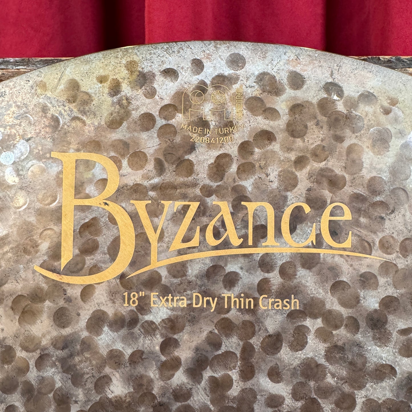 18" Meinl Byzance Extra Dry Thin Crash Cymbal 1316g *Video Demo*